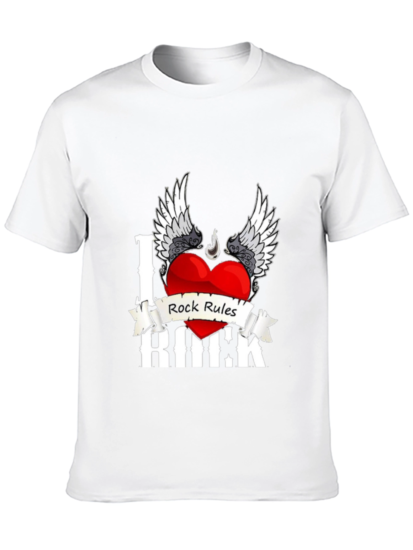 I Heart Rock Rules T-Shirt