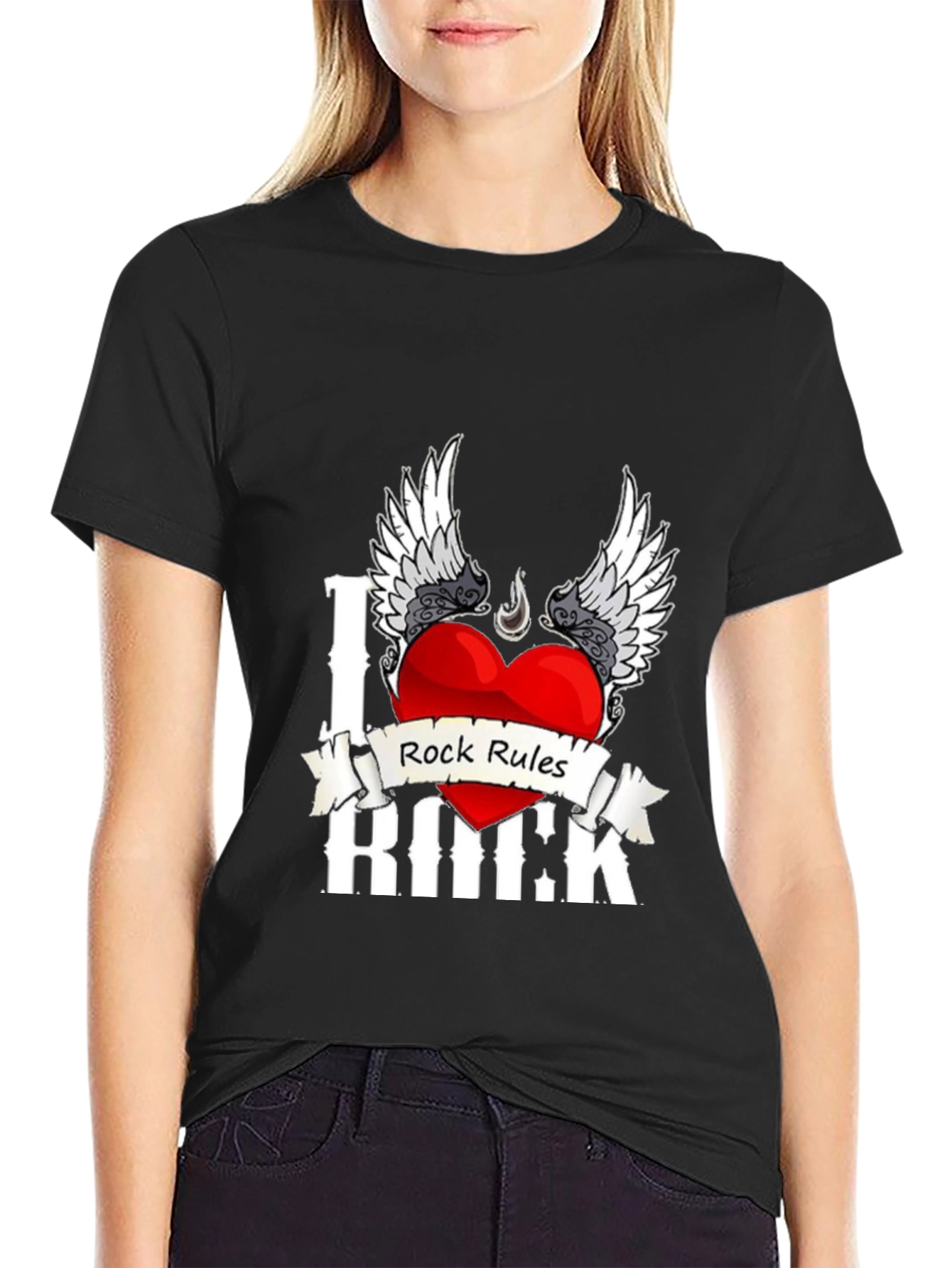 I Heart Rock Rules T-Shirt