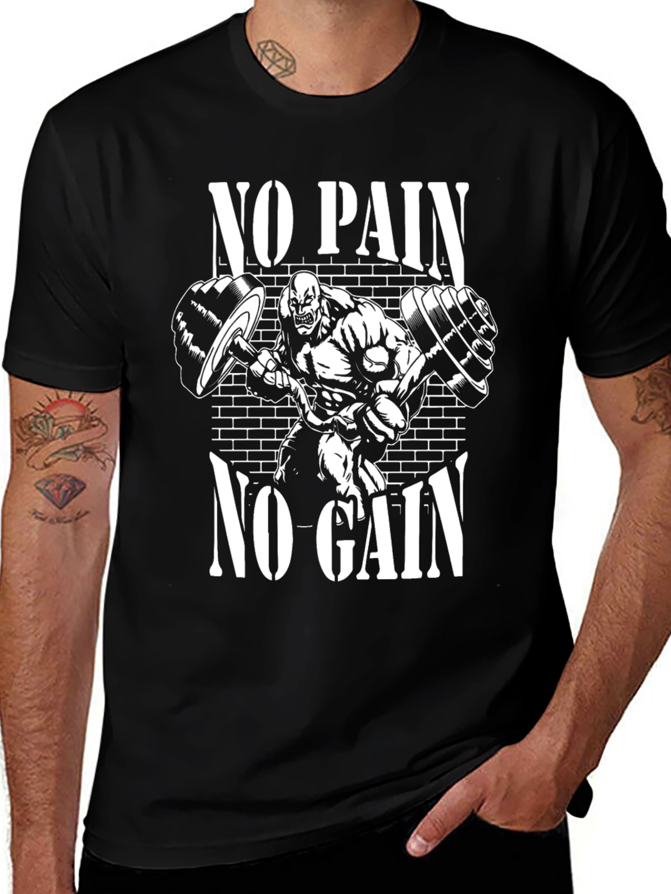 No Pain No Gain Workout T-Shirt