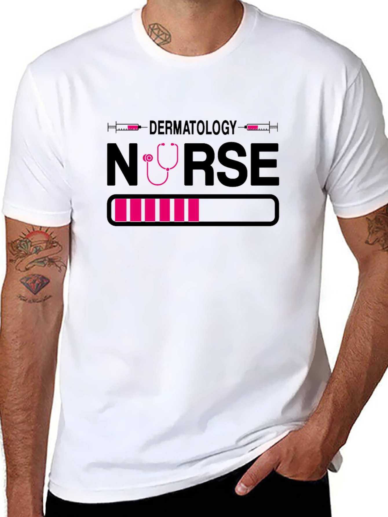 Dermatology Nurse Loading T-Shirt - Medical Apparel