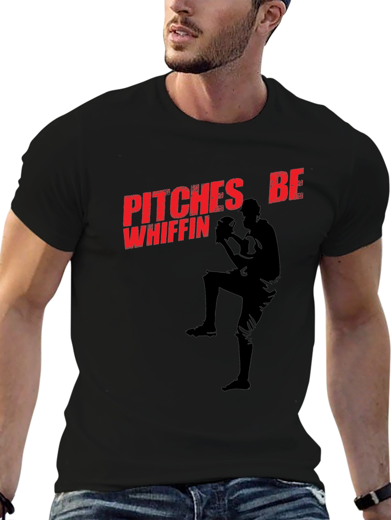 Pitches Be Whiffin Baseball T-Shirt