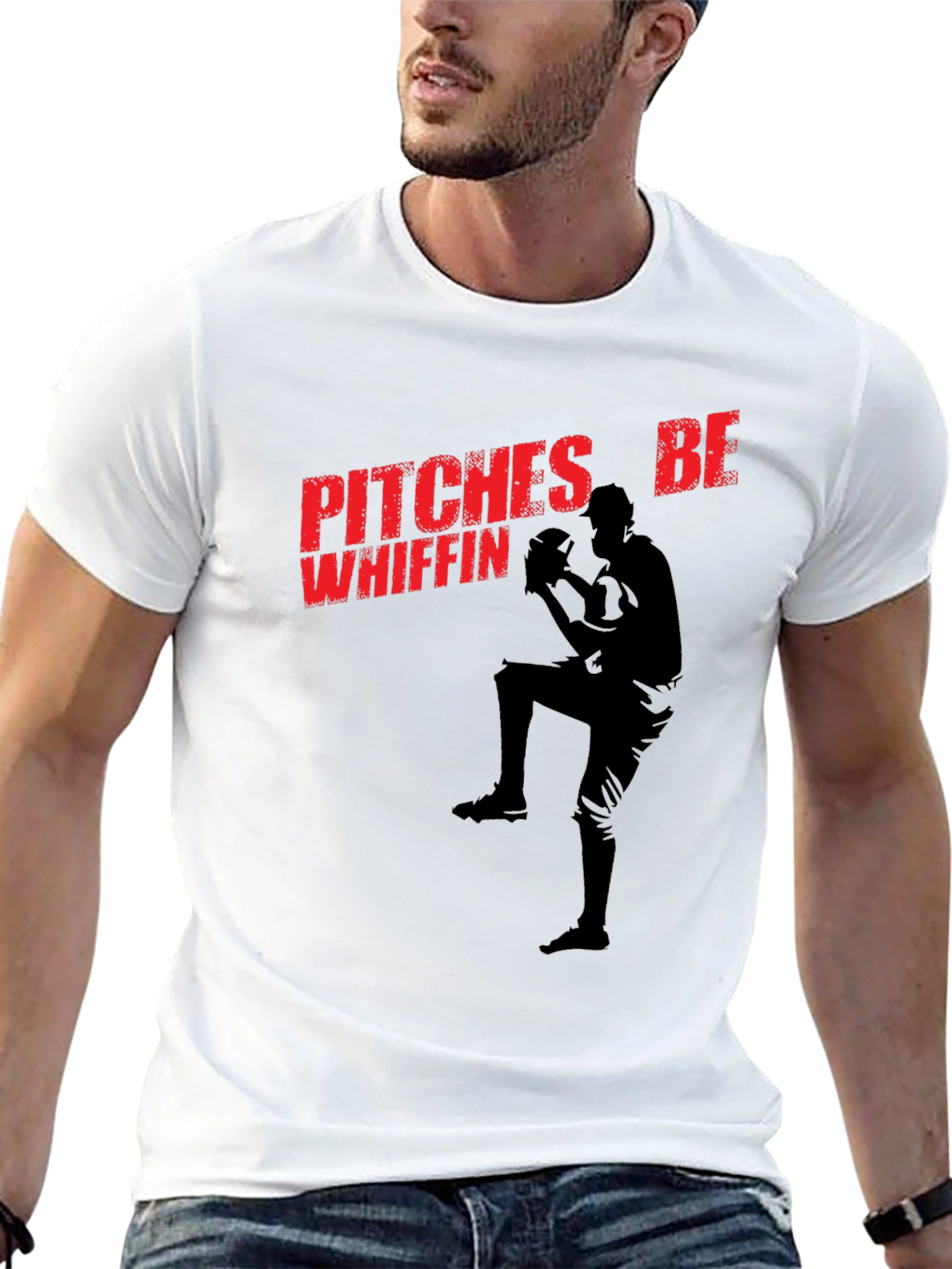Pitches Be Whiffin Baseball T-Shirt