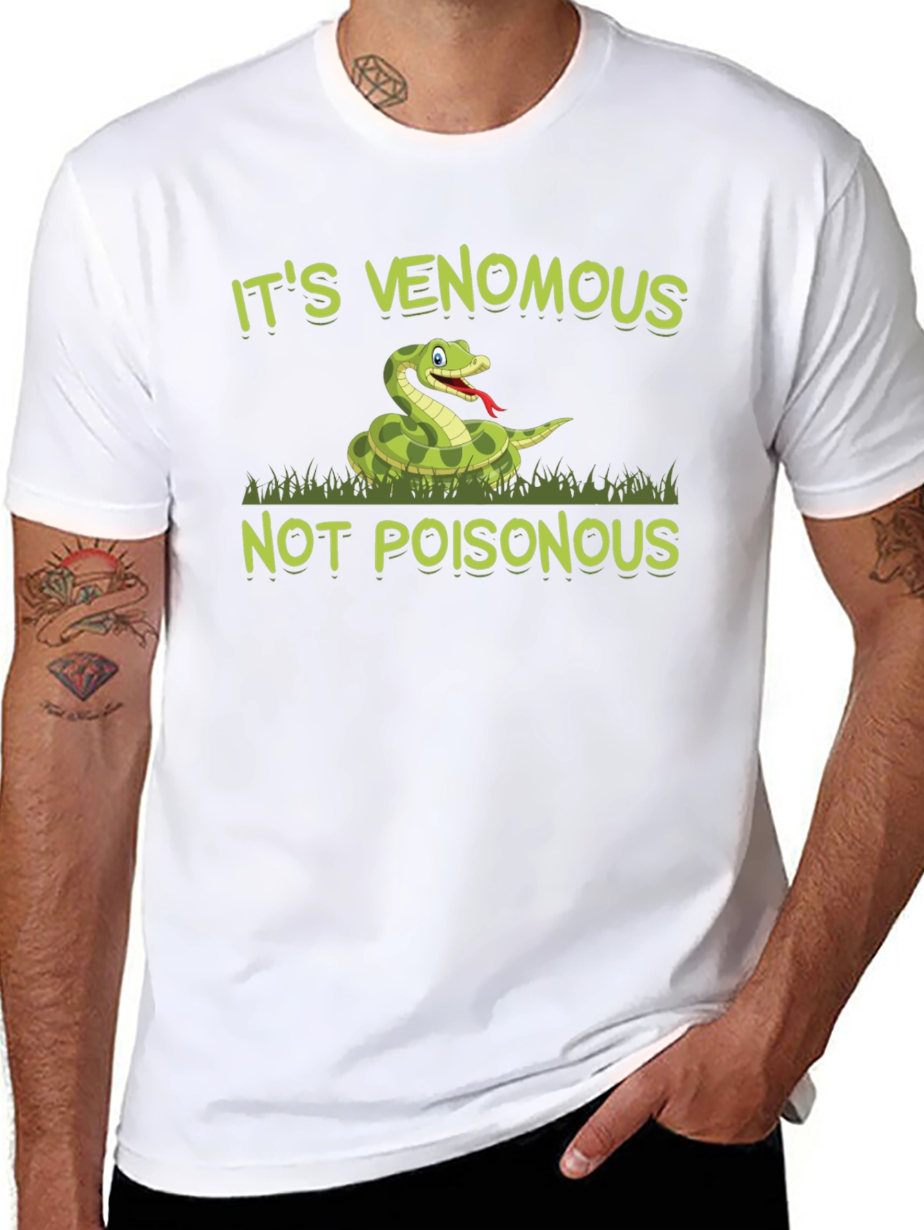 Venomous Snake T-Shirt - Funny Reptile Graphic Tee