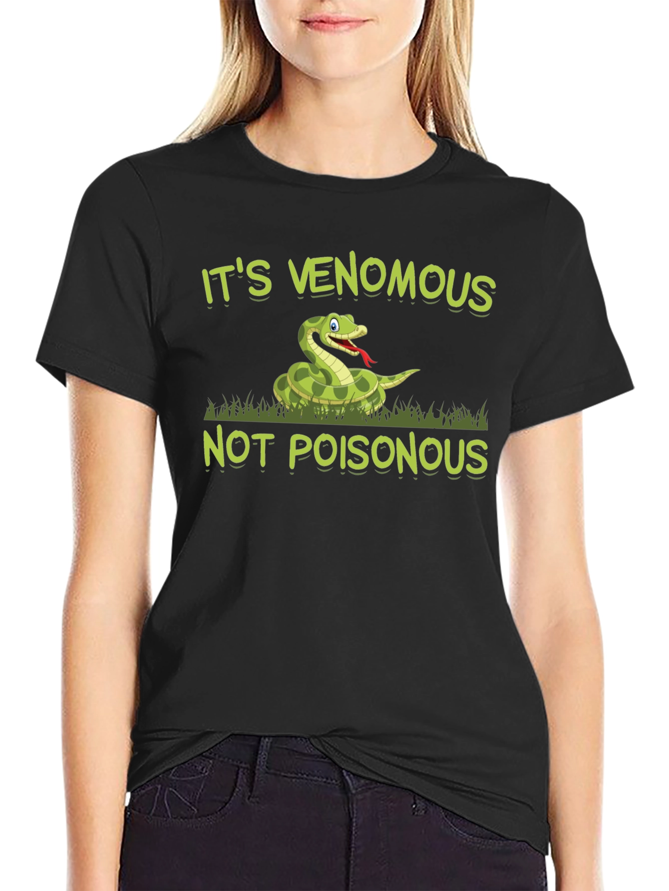 Venomous Snake T-Shirt - Funny Reptile Graphic Tee