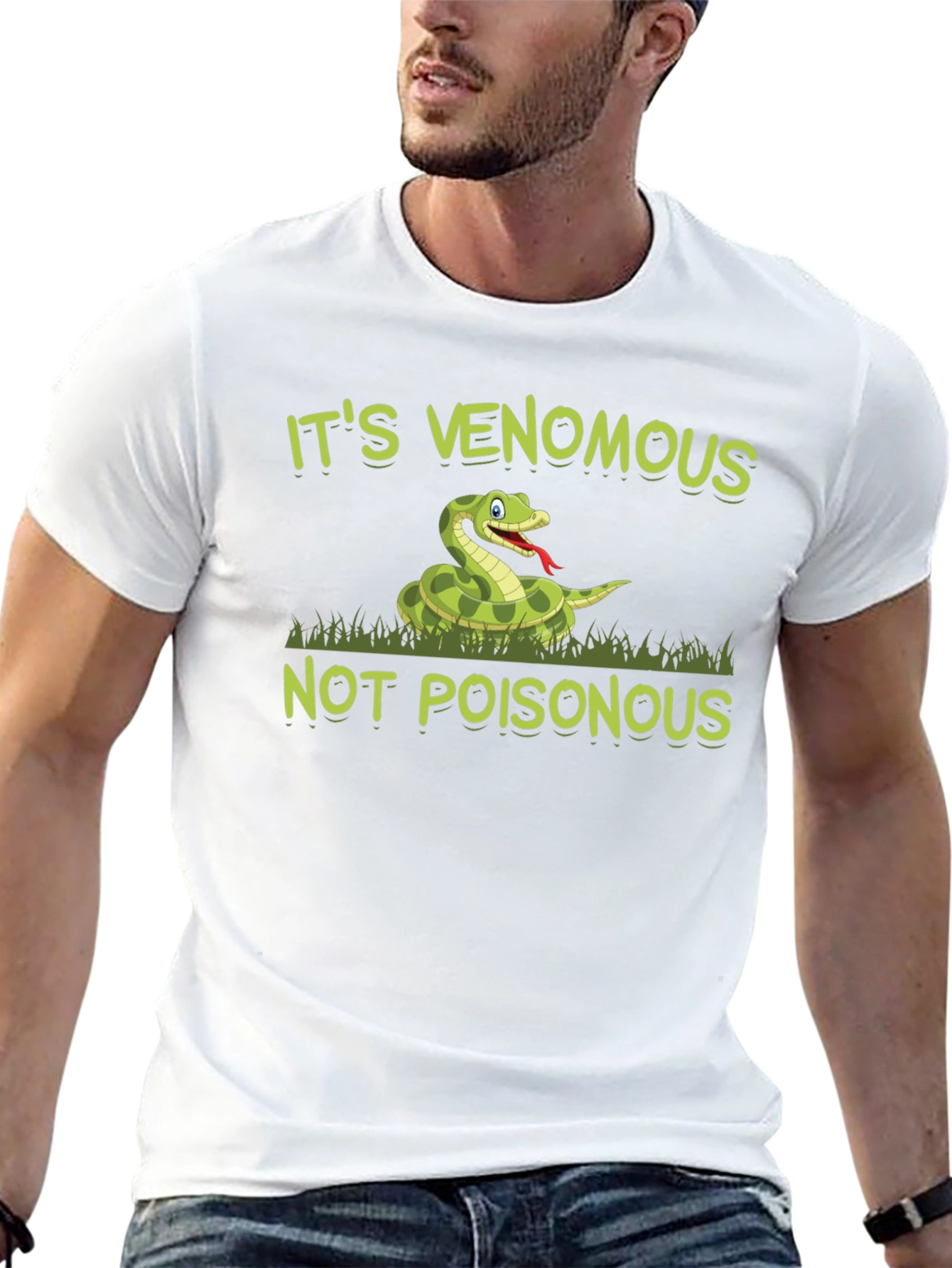 Venomous Snake T-Shirt - Funny Reptile Graphic Tee