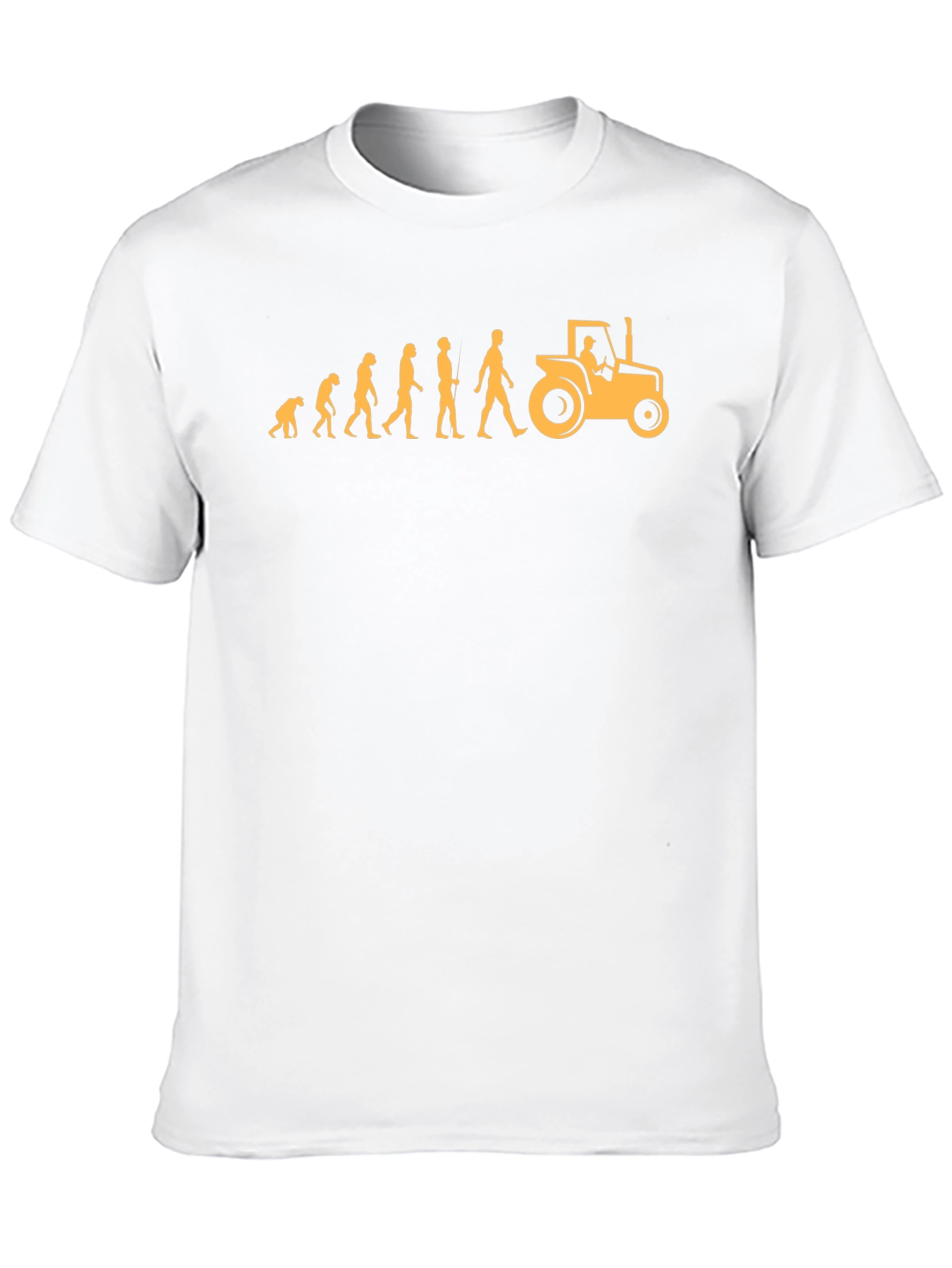 Evolution Farmer T-Shirt Funny Farming Tee