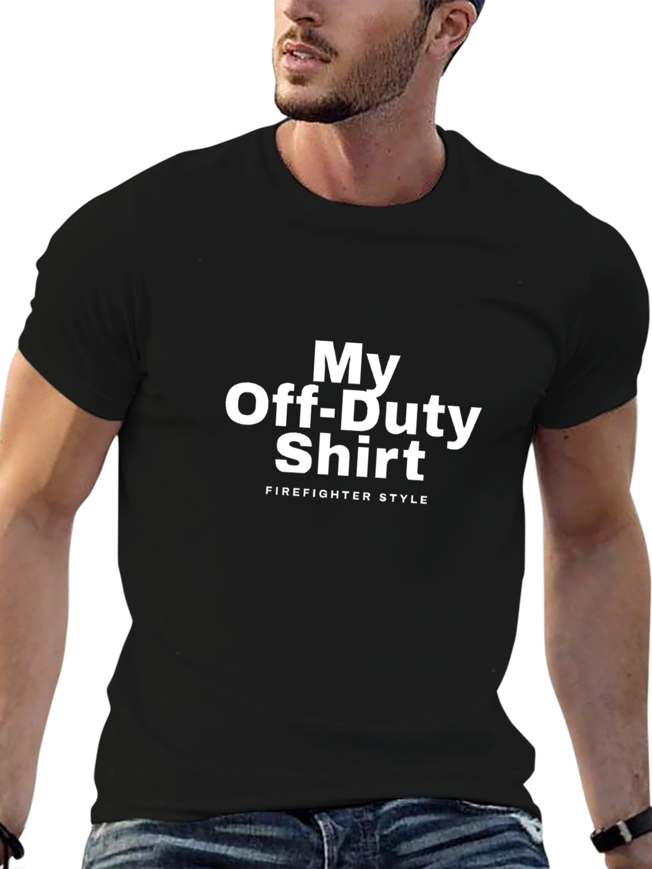 My Off-Duty Shirt - Firefighter Style Graphic Tee