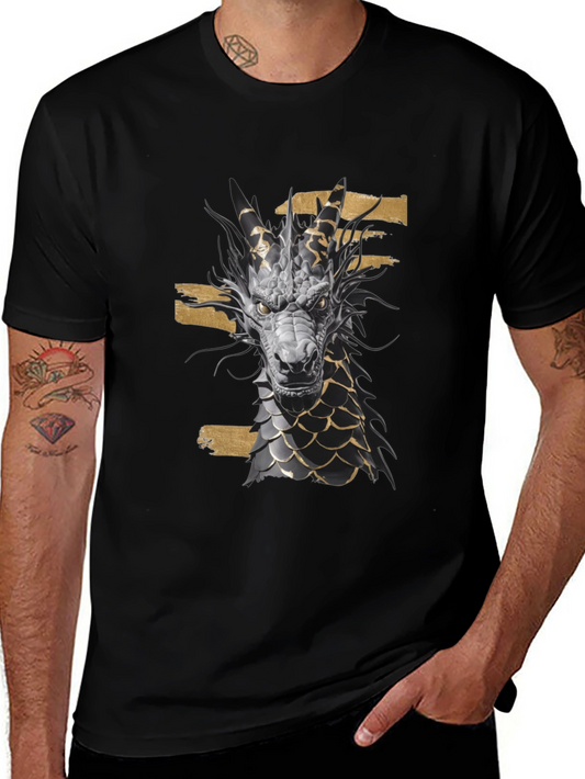Dragon Graphic Black Tee