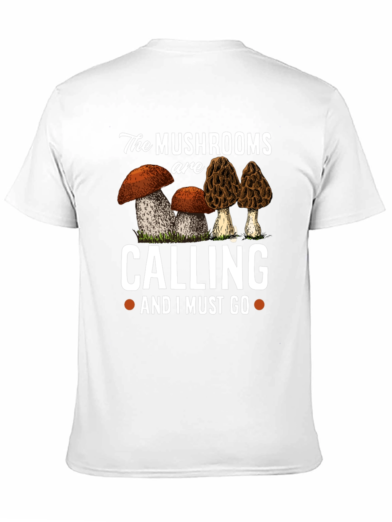 Mushroom Lovers Black Graphic Tee
