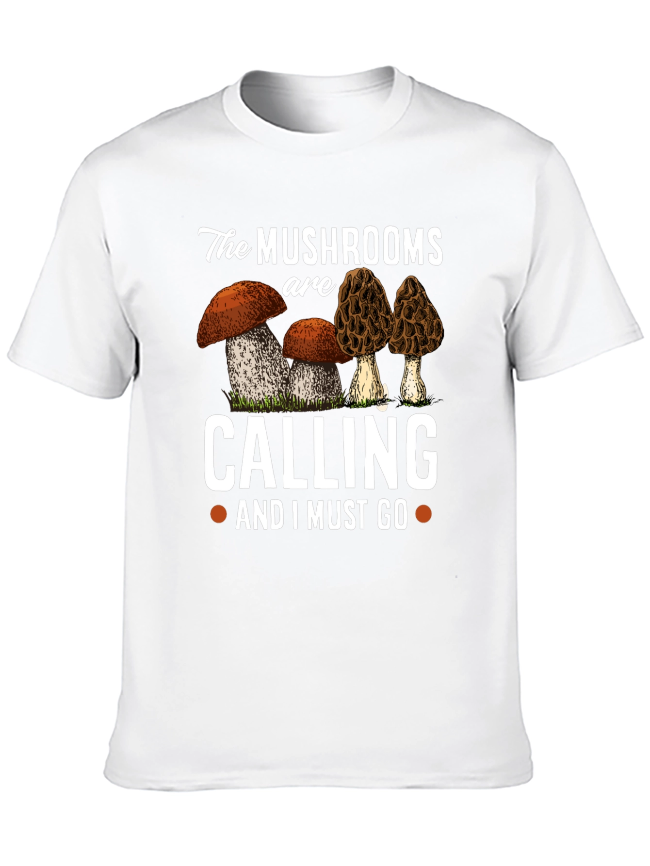 Mushroom Lovers Black Graphic Tee