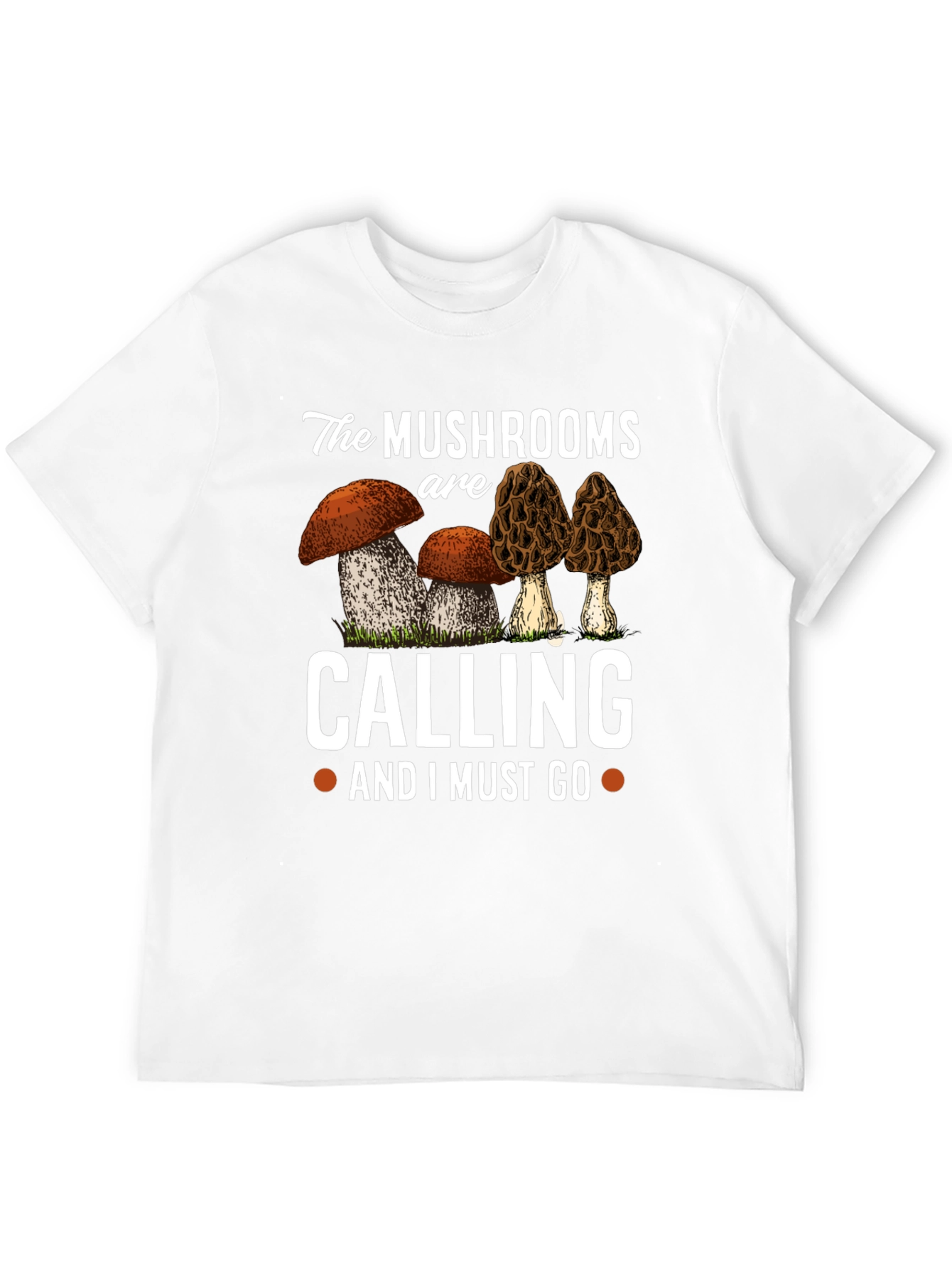 Mushroom Lovers Black Graphic Tee