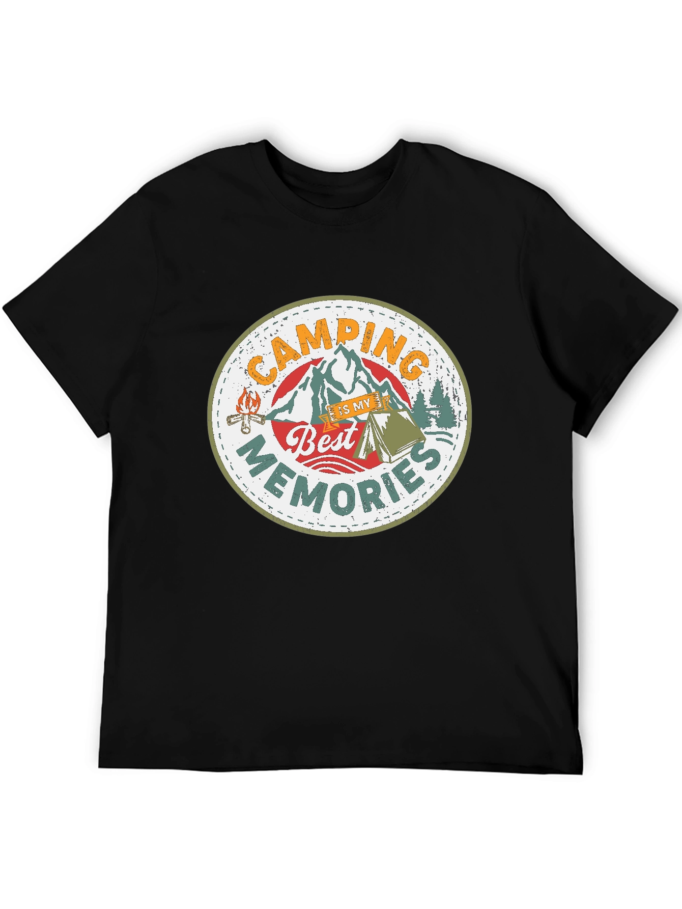 Camping Is My Best Memories Graphic Tee