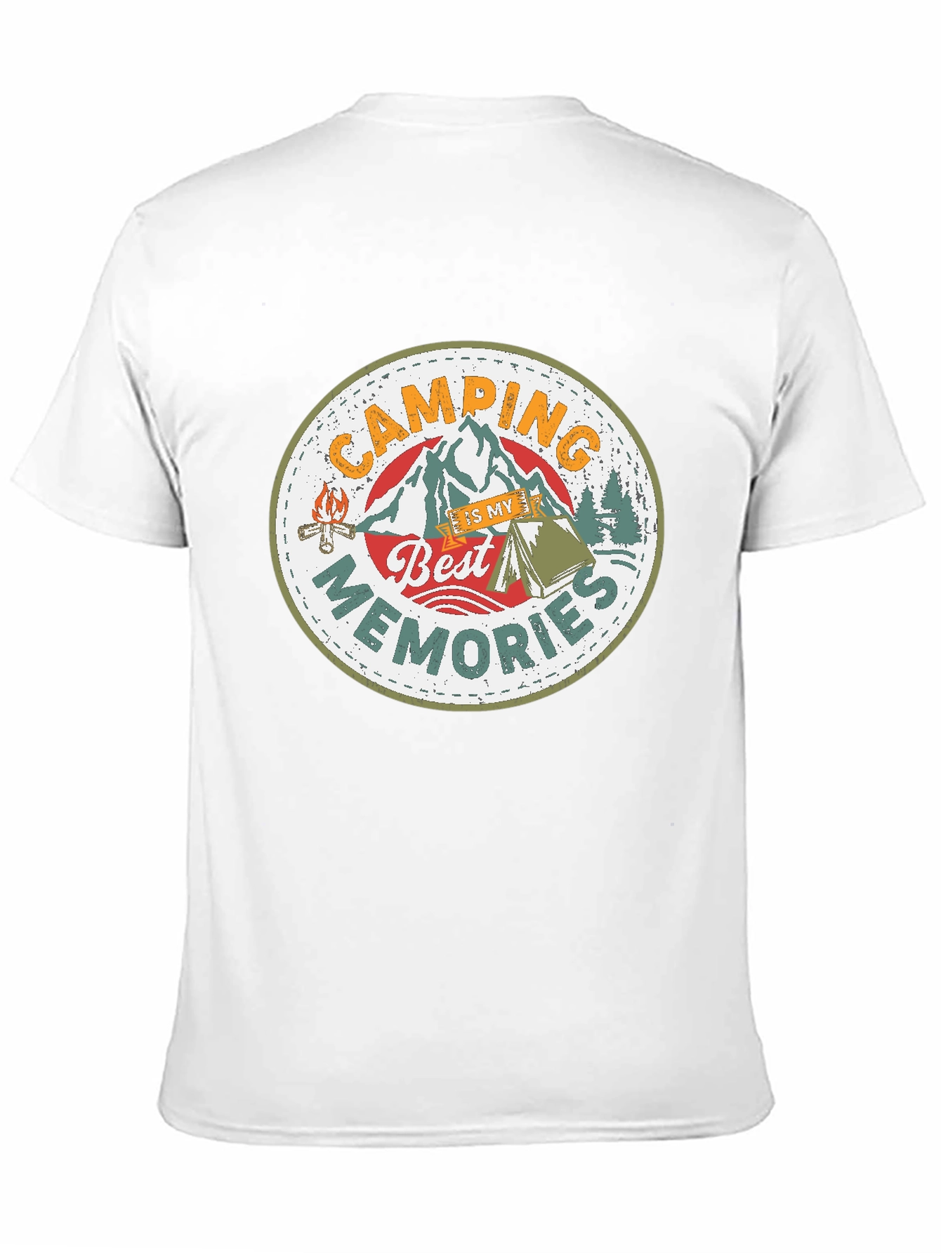 Camping Is My Best Memories Graphic Tee