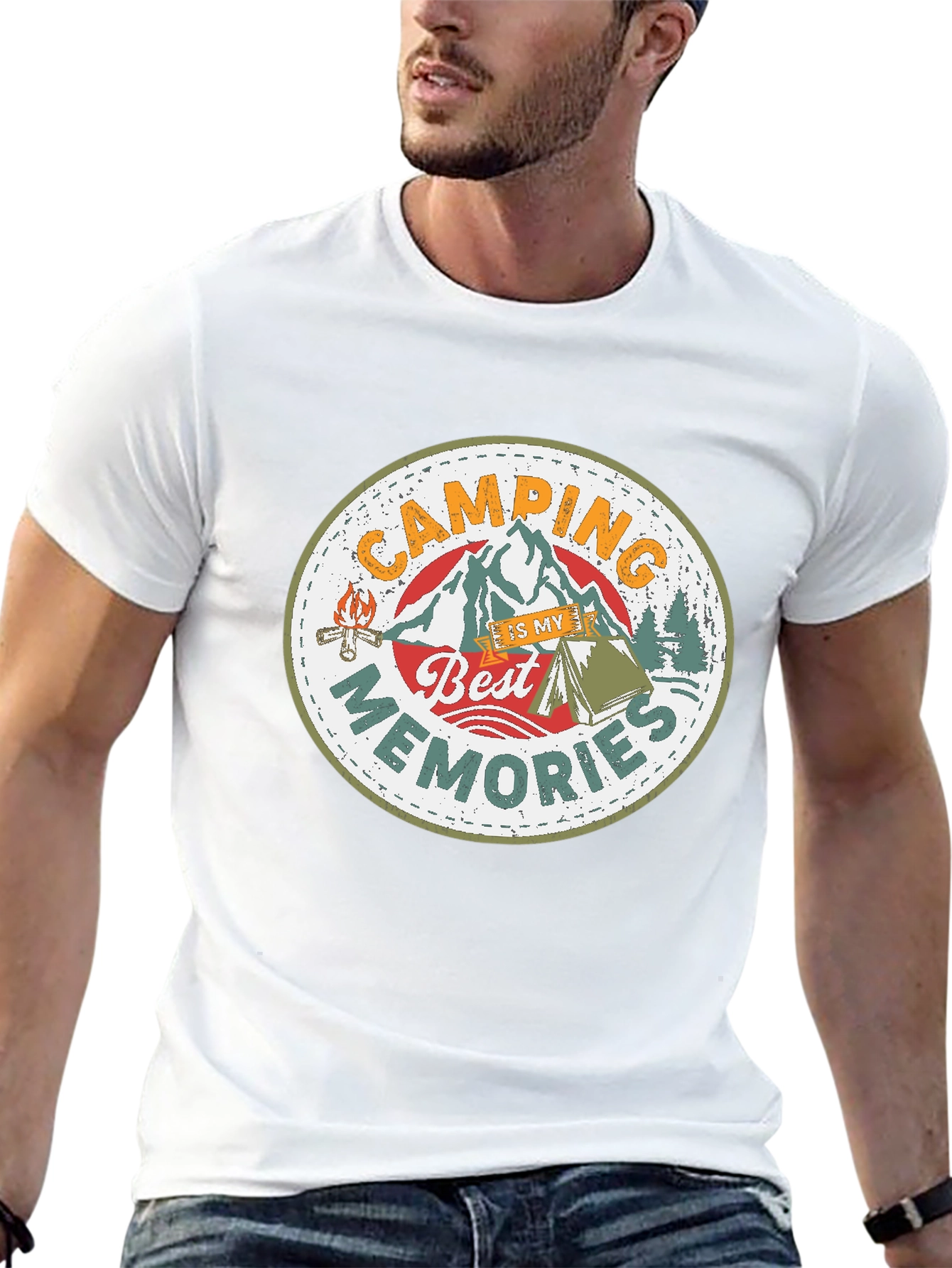 Camping Is My Best Memories Graphic Tee