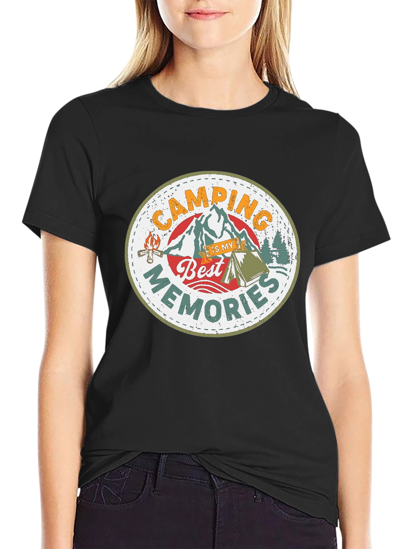 Camping Is My Best Memories Graphic Tee
