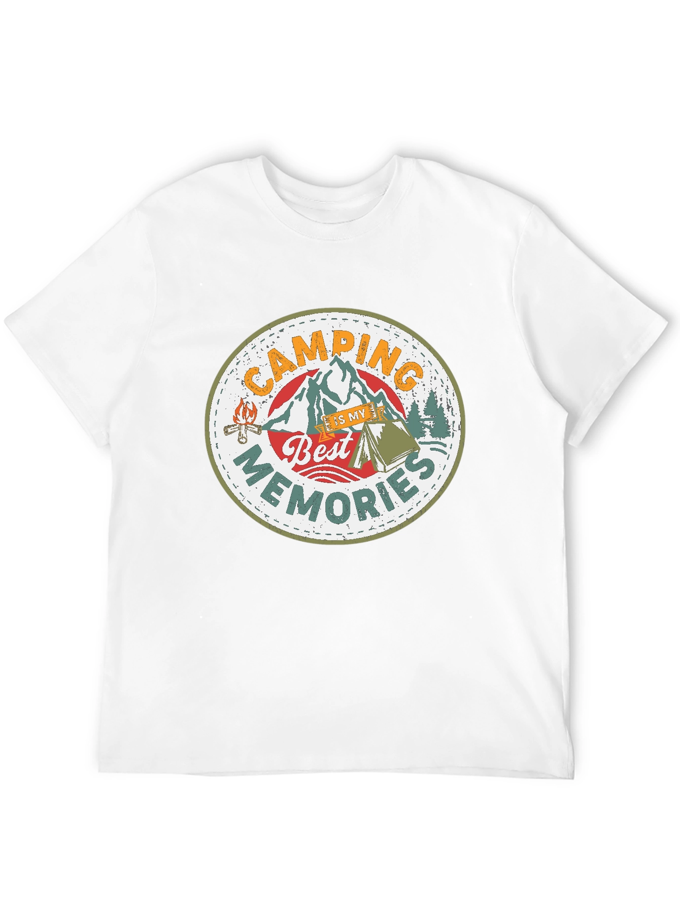 Camping Is My Best Memories Graphic Tee