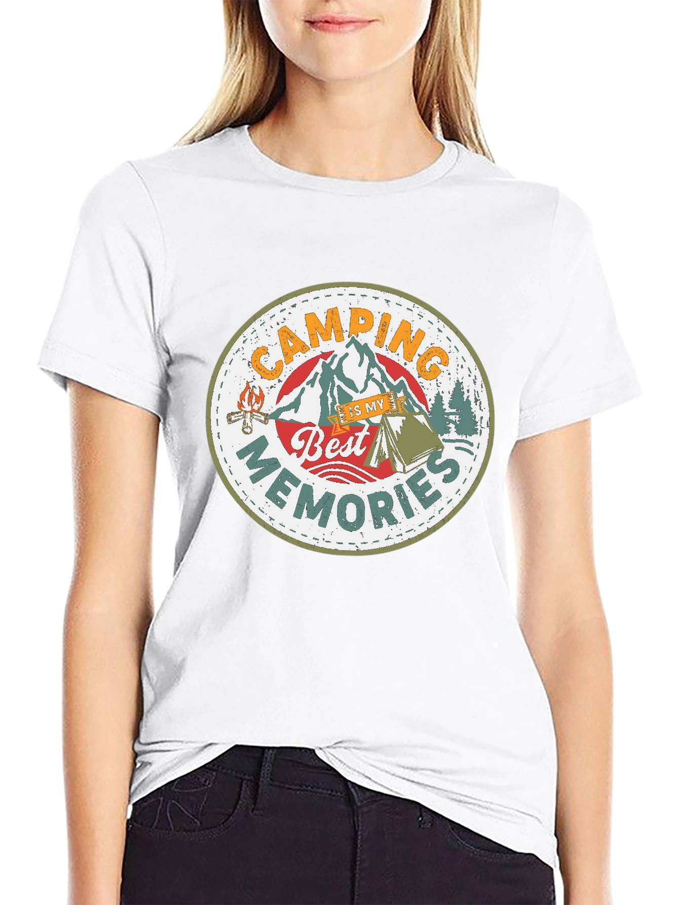 Camping Is My Best Memories Graphic Tee