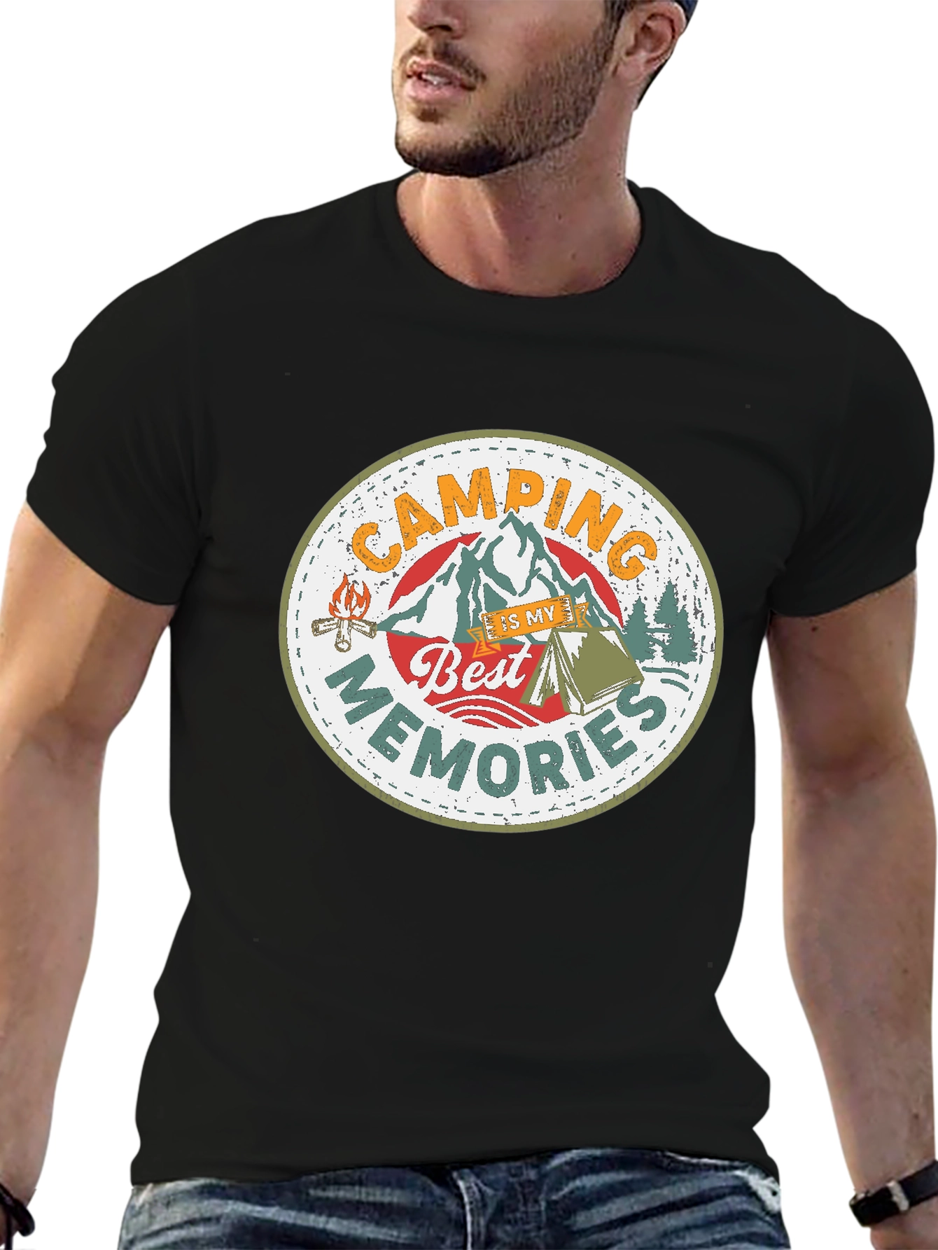Camping Is My Best Memories Graphic Tee