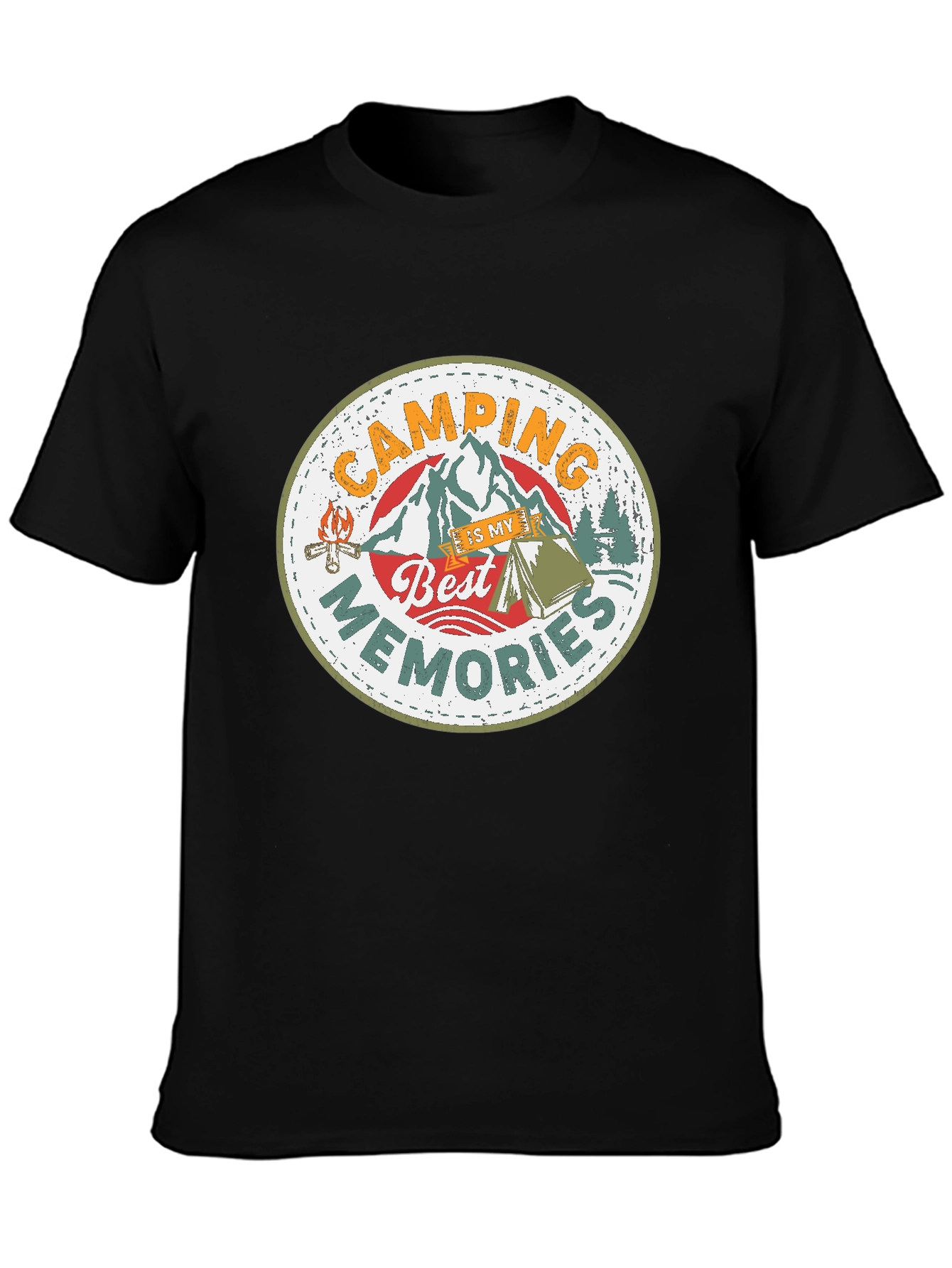 Camping Is My Best Memories Graphic Tee