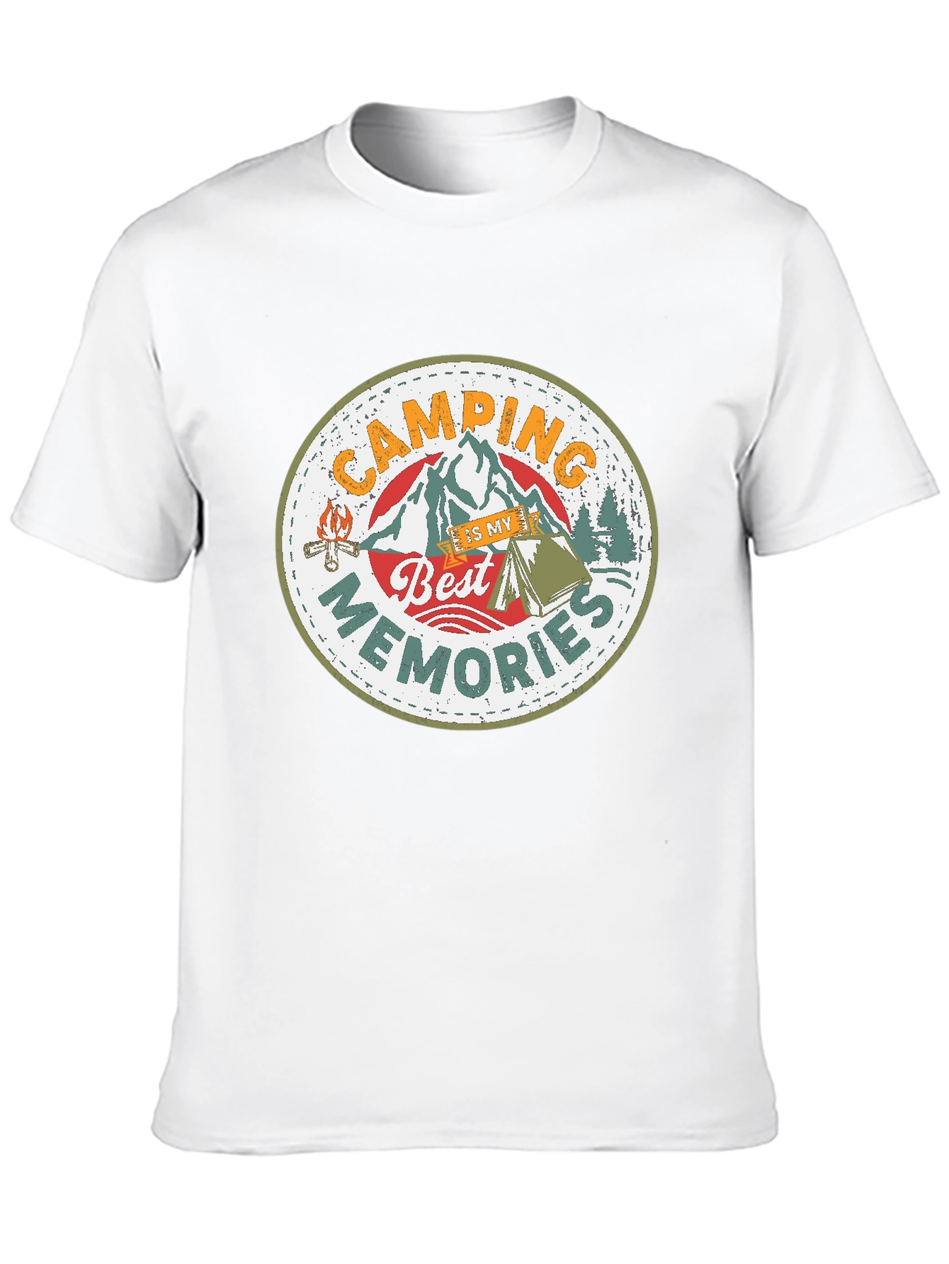 Camping Is My Best Memories Graphic Tee