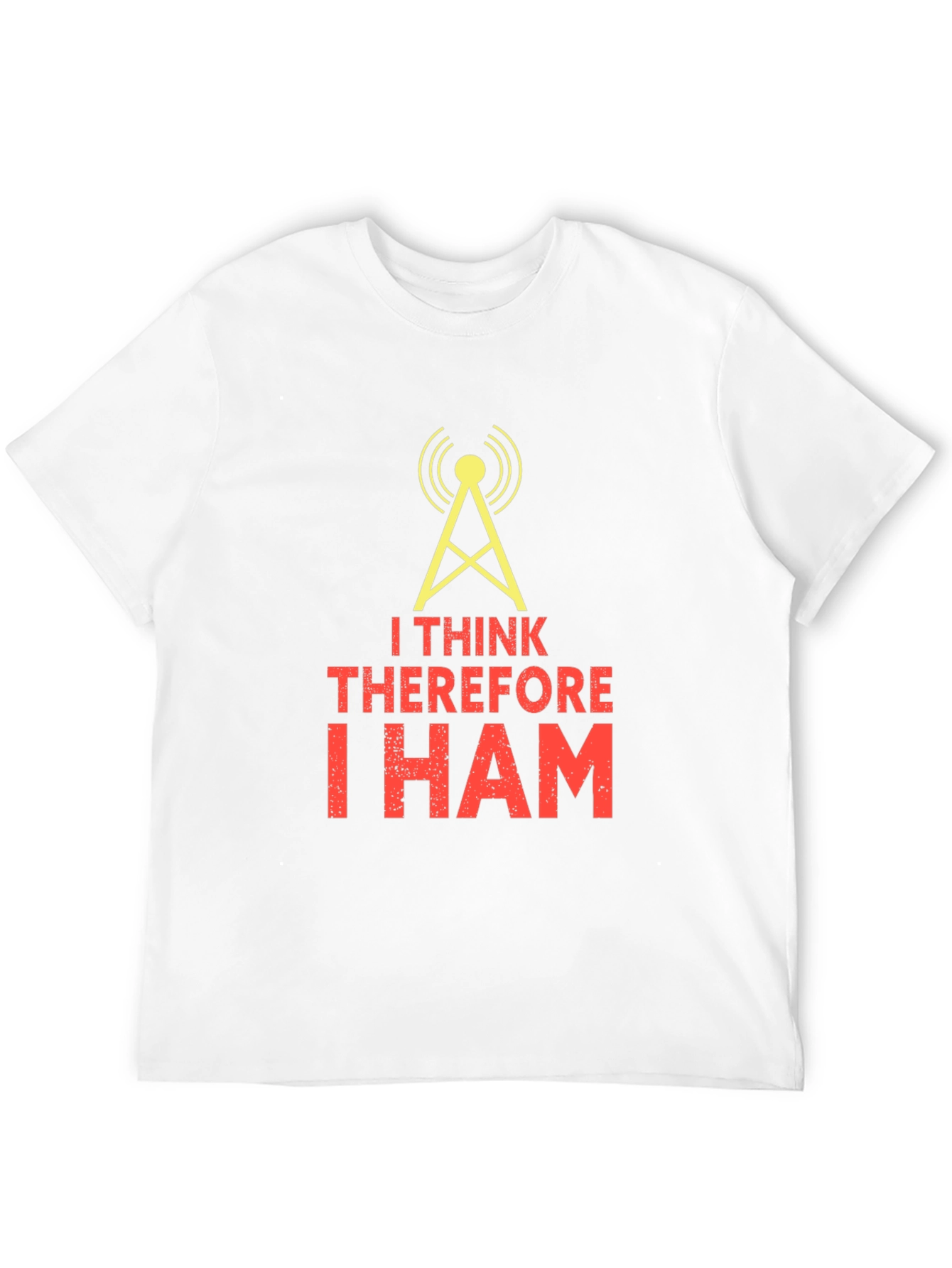 I Think Therefore I Ham Black T-Shirt