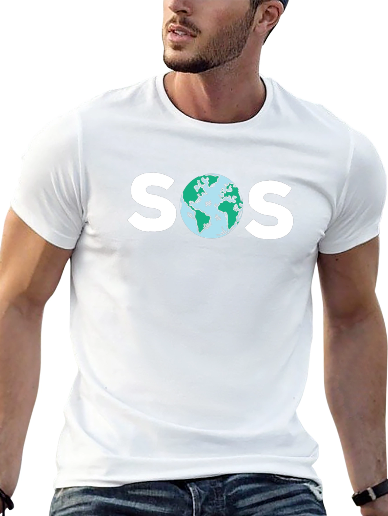 SOS Planet Earth T-Shirt - Save Our World!