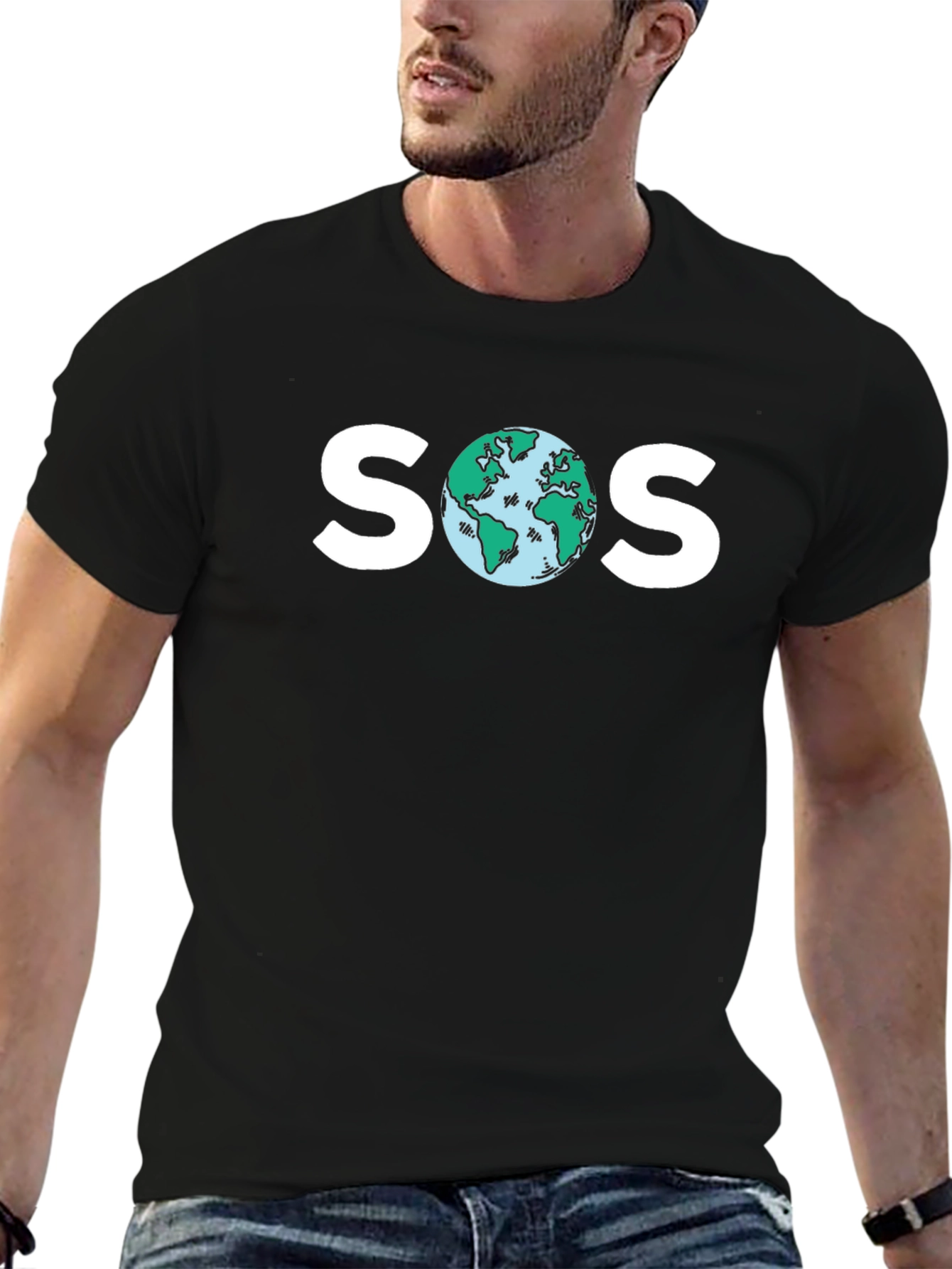 SOS Planet Earth T-Shirt - Save Our World!