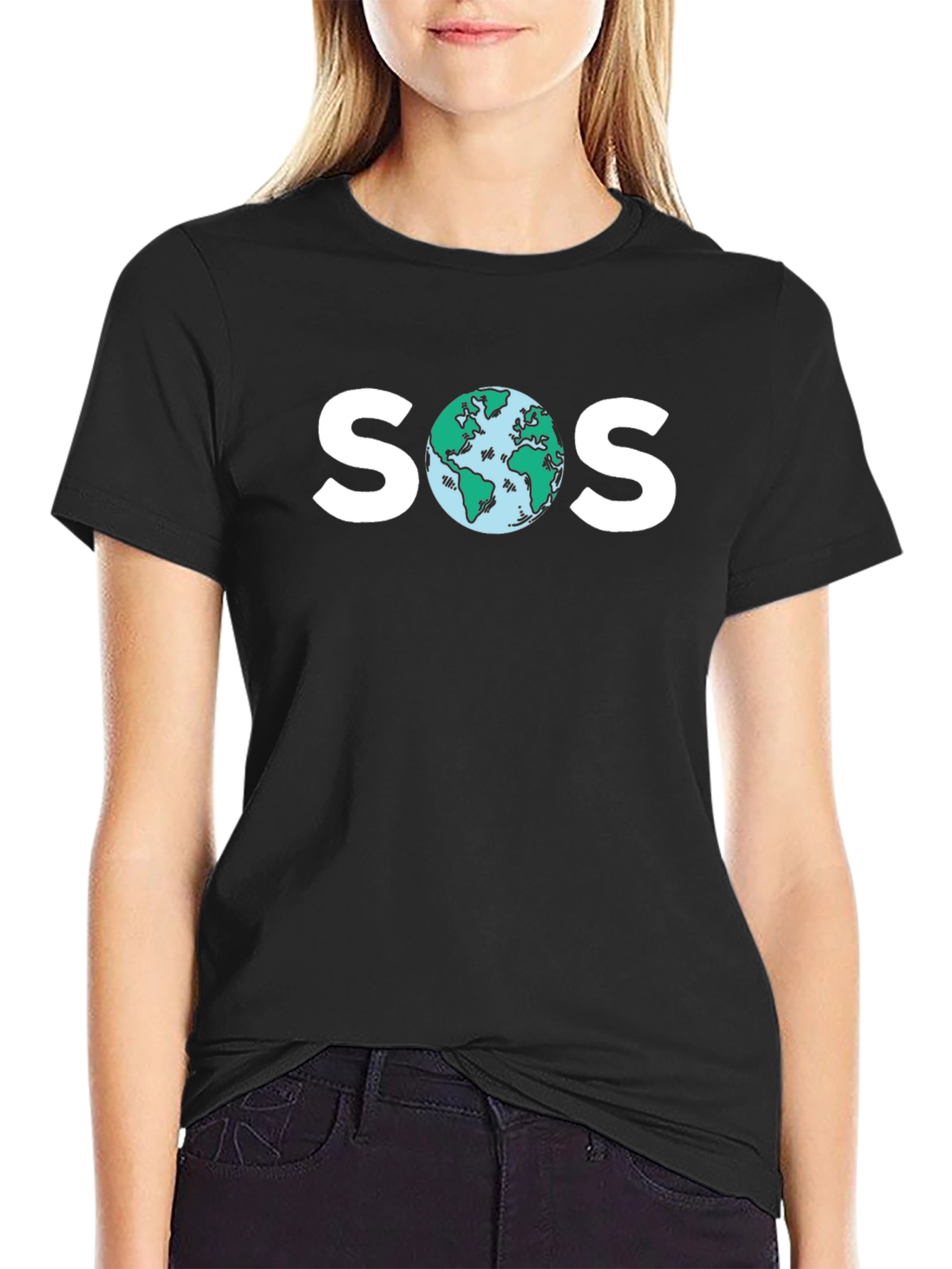 SOS Planet Earth T-Shirt - Save Our World!