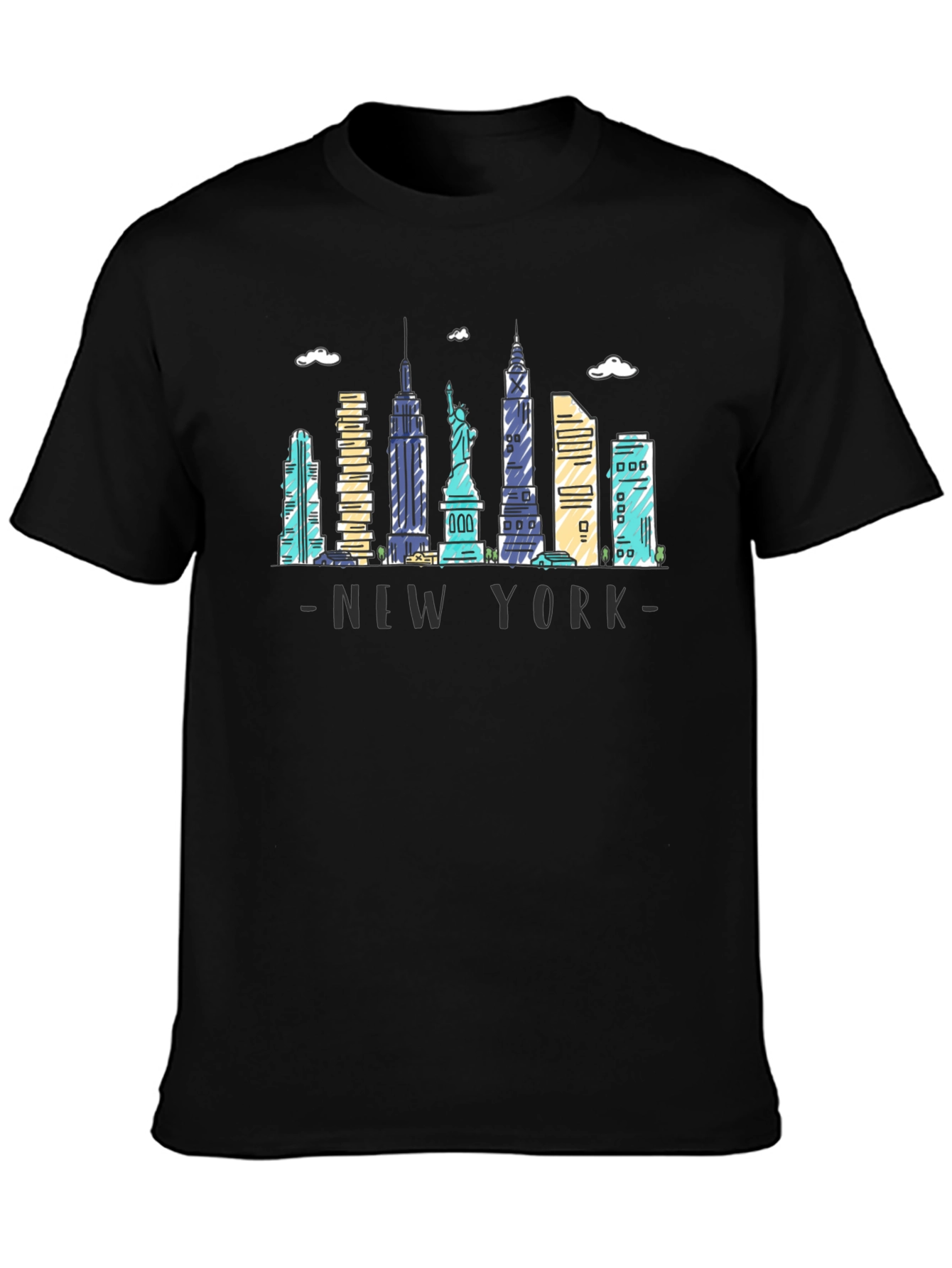 New York Skyline Graphic T-Shirt