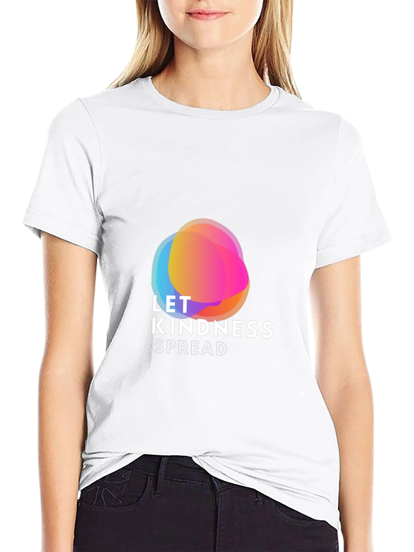 Kindness Spread Black Tee - Stylish & Comfy