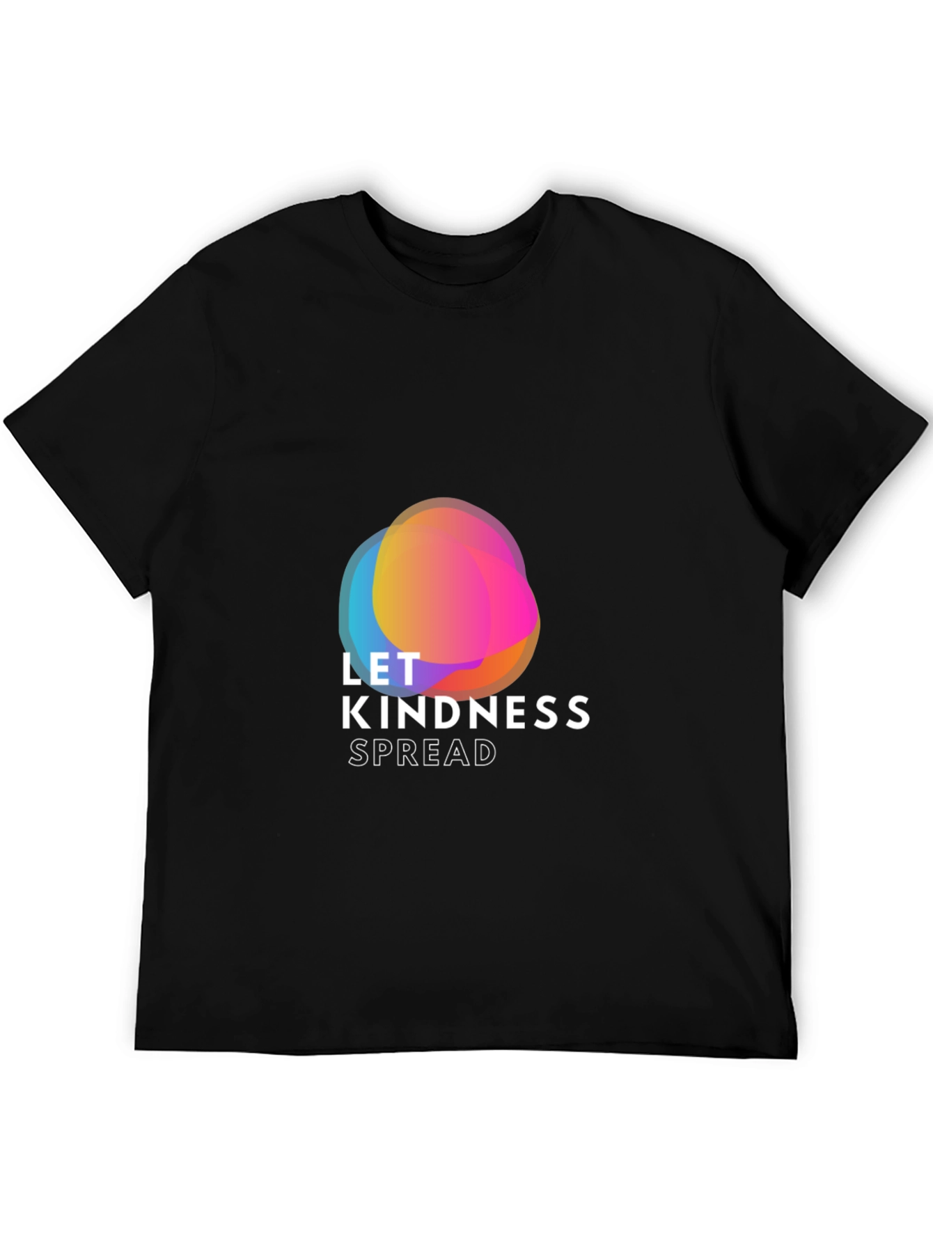 Kindness Spread Black Tee - Stylish & Comfy