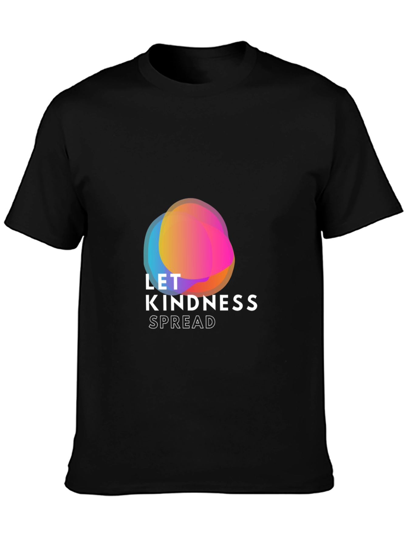 Kindness Spread Black Tee - Stylish & Comfy