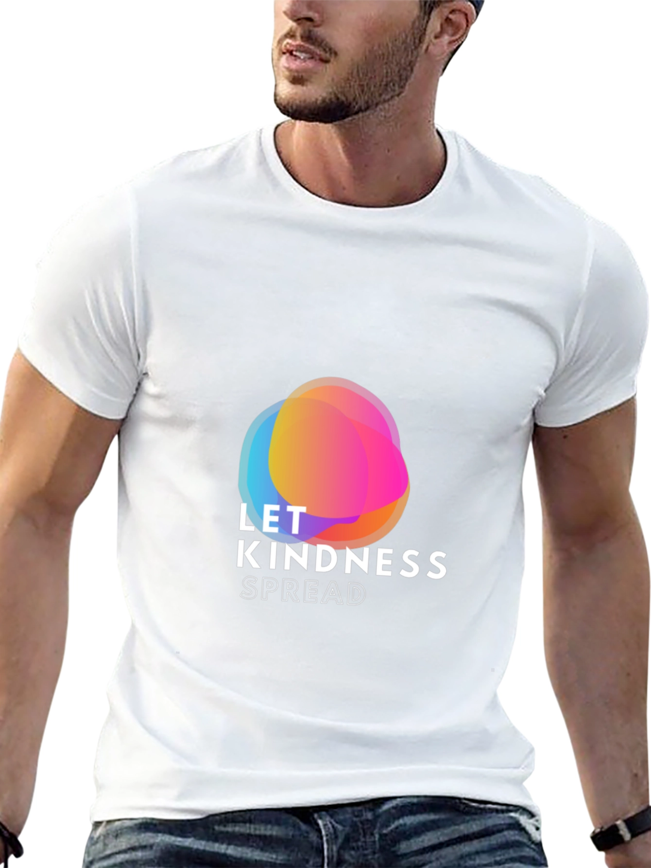 Kindness Spread Black Tee - Stylish & Comfy