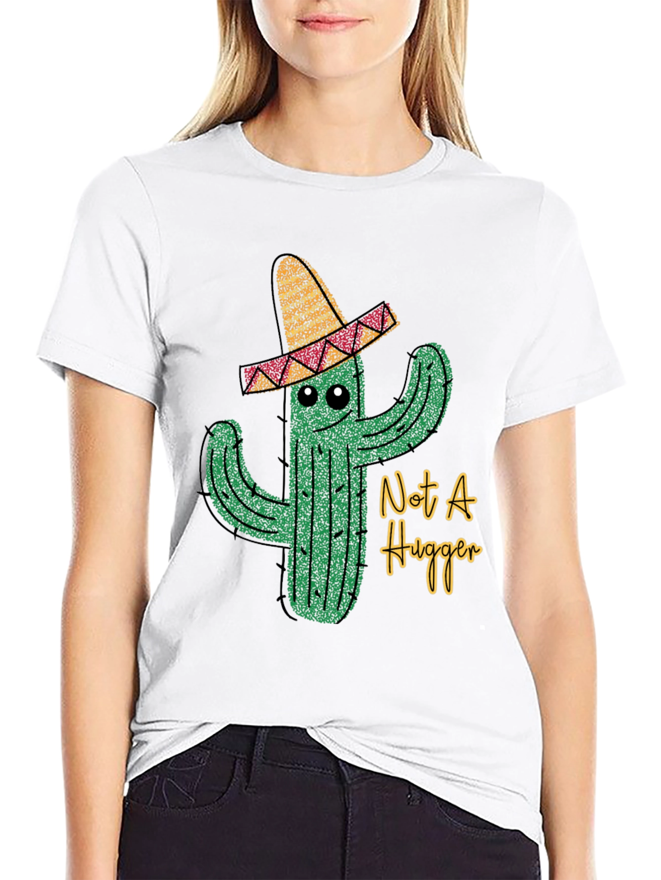 Not A Hugger Cactus T-Shirt