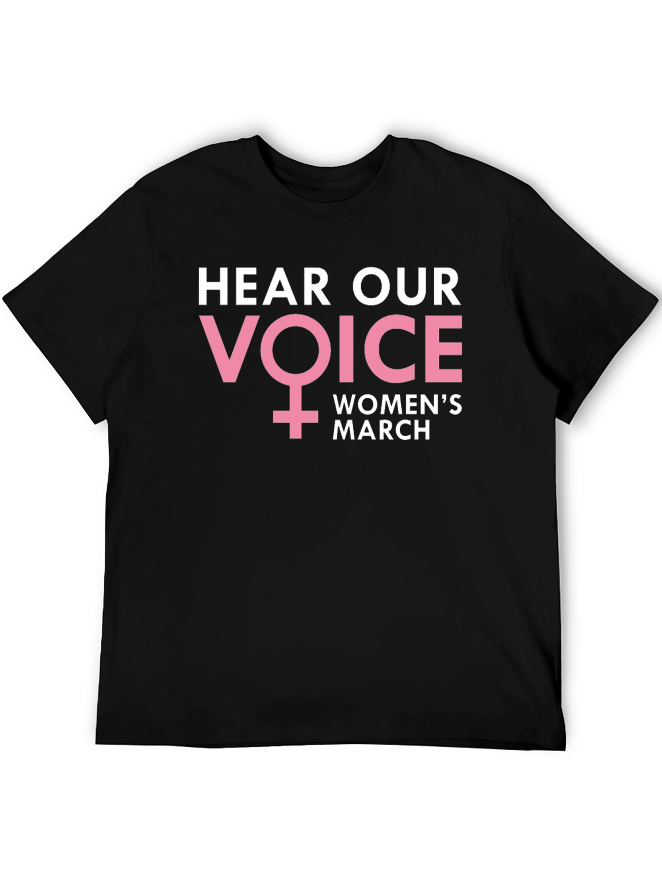 Womens March T-Shirt - Hear Our Voice Feminist Tee