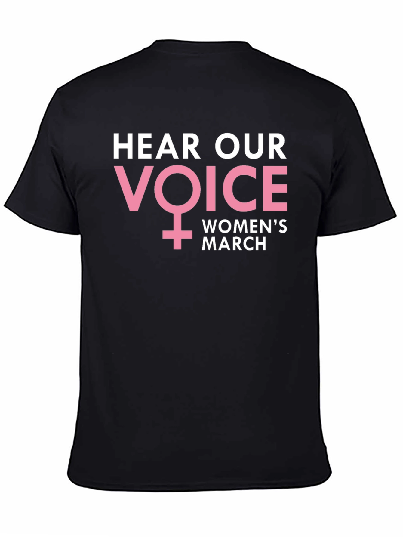 Womens March T-Shirt - Hear Our Voice Feminist Tee
