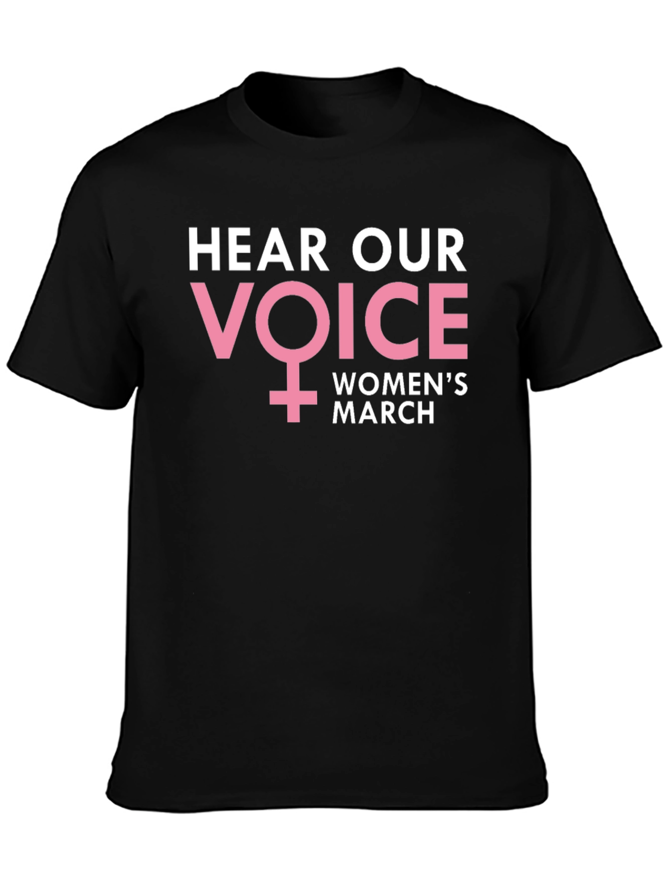 Womens March T-Shirt - Hear Our Voice Feminist Tee