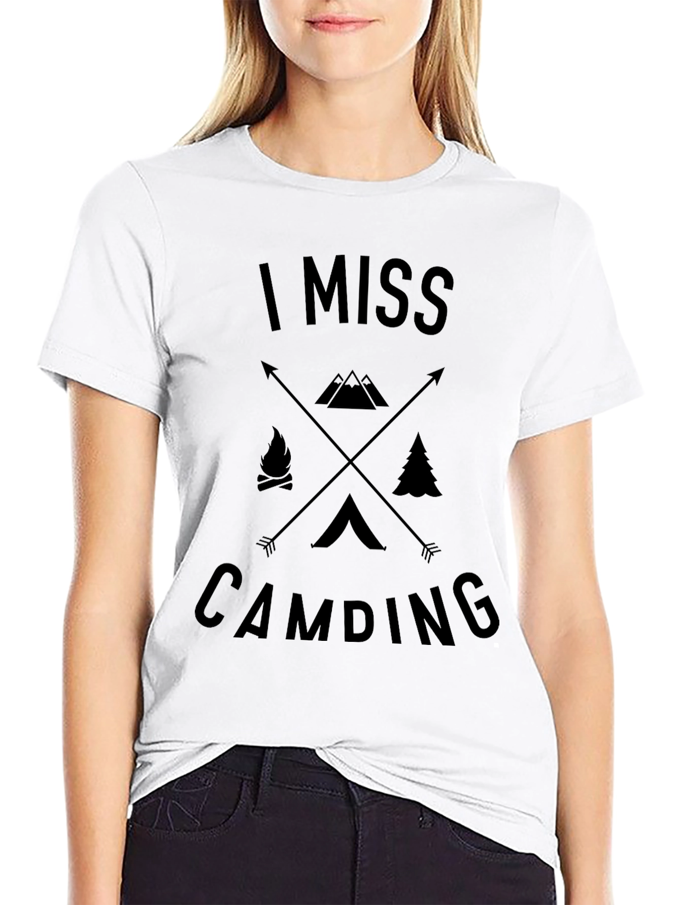 I Miss Camping Graphic T-Shirt - Adventure Awaits