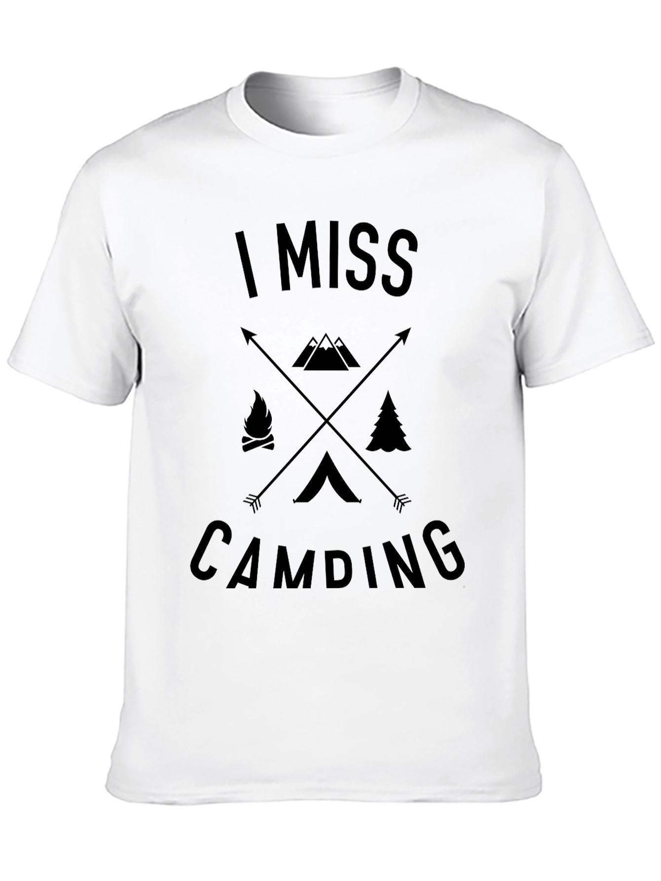 I Miss Camping Graphic T-Shirt - Adventure Awaits