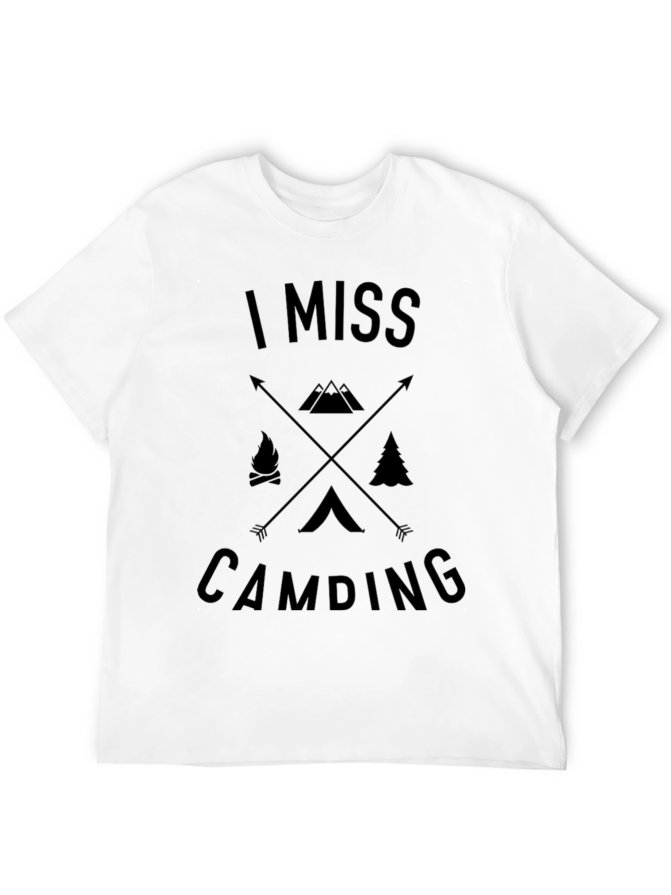 I Miss Camping Graphic T-Shirt - Adventure Awaits