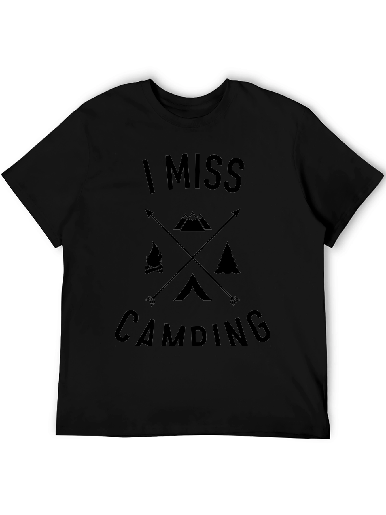 I Miss Camping Graphic T-Shirt - Adventure Awaits