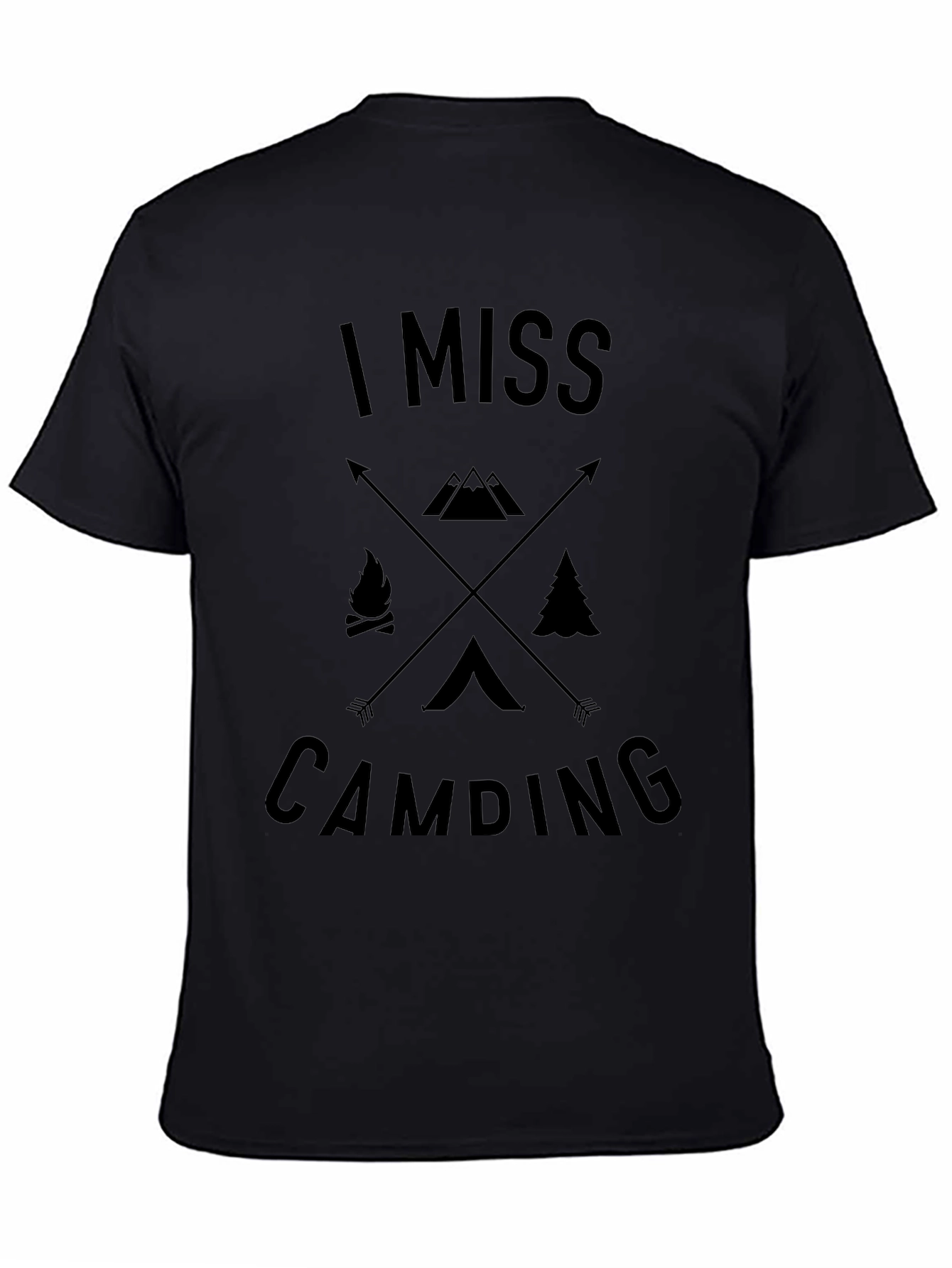 I Miss Camping Graphic T-Shirt - Adventure Awaits