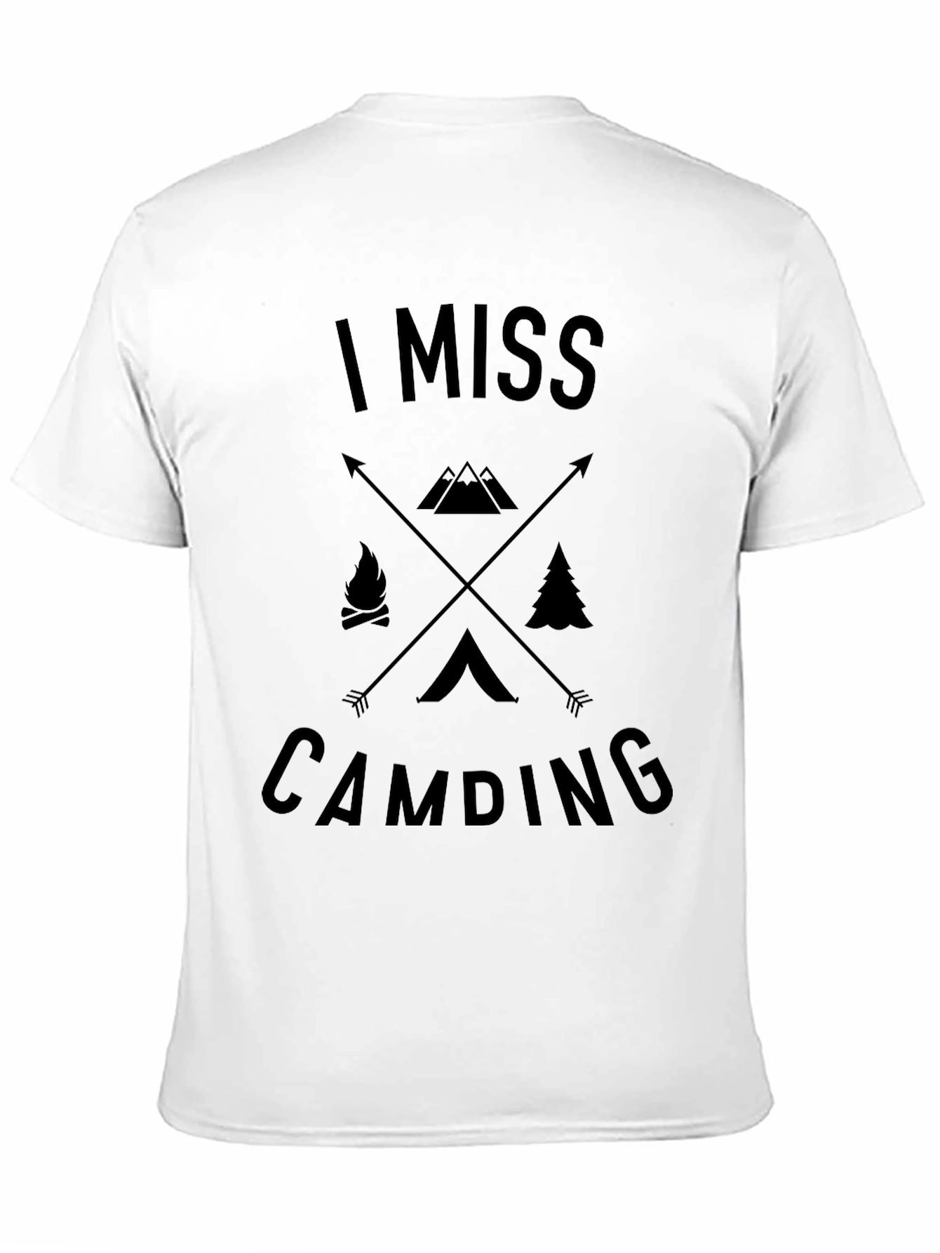 I Miss Camping Graphic T-Shirt - Adventure Awaits