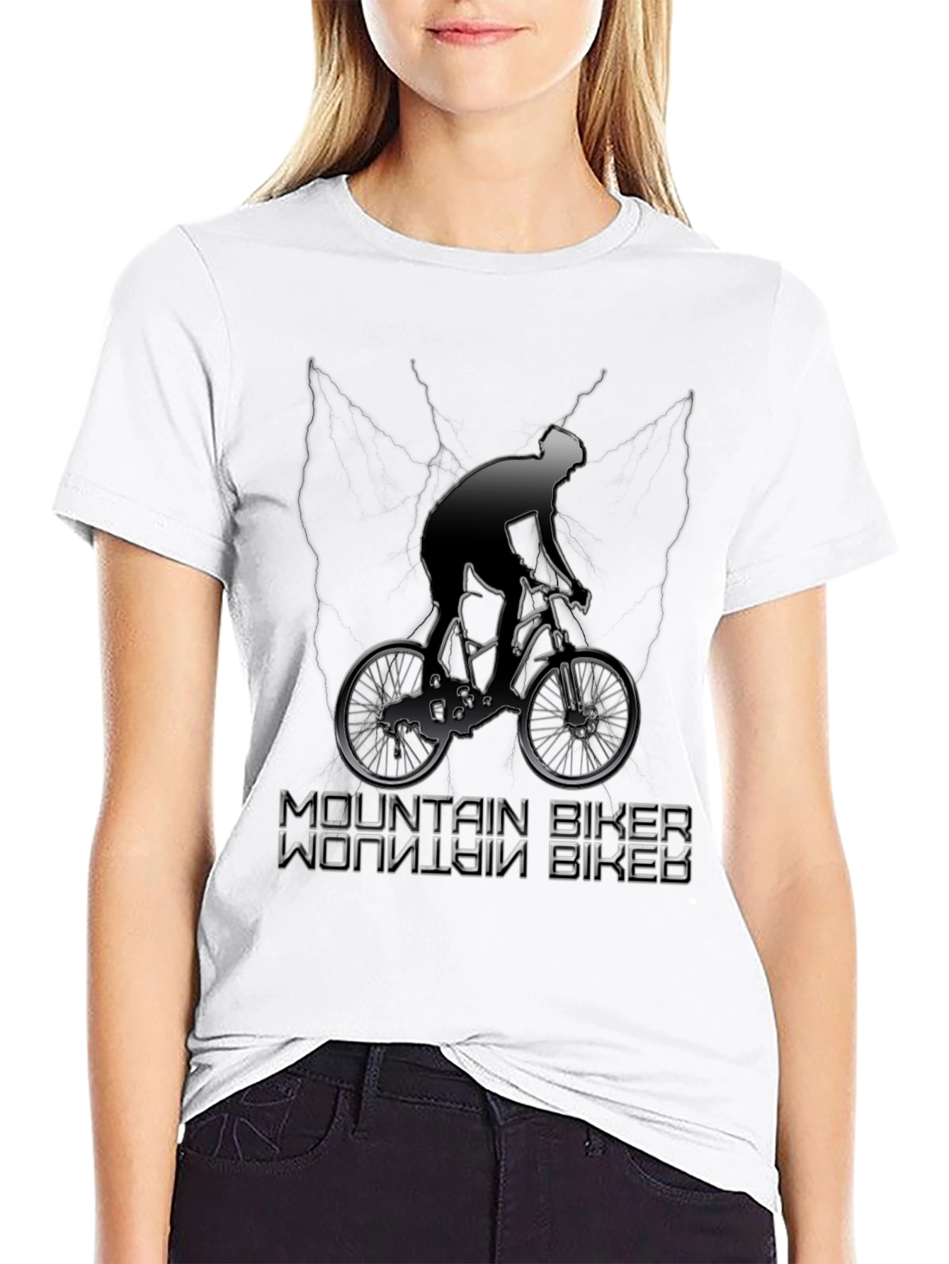 Mountain Biker Graphic T-Shirt