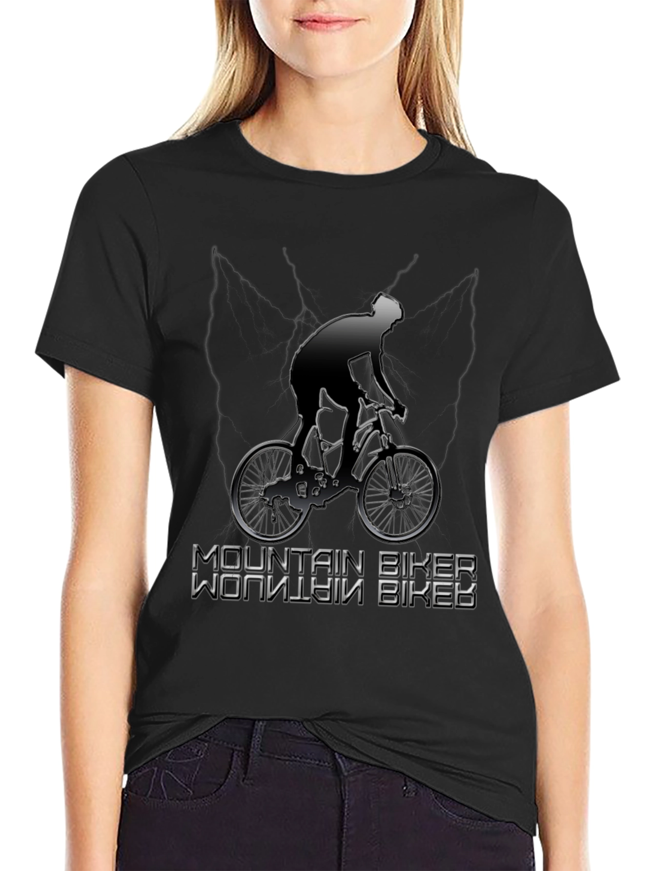 Mountain Biker Graphic T-Shirt