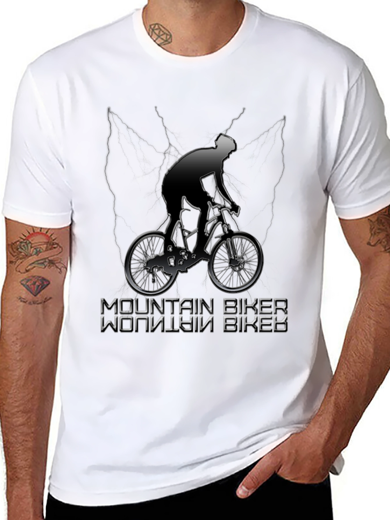 Mountain Biker Graphic T-Shirt