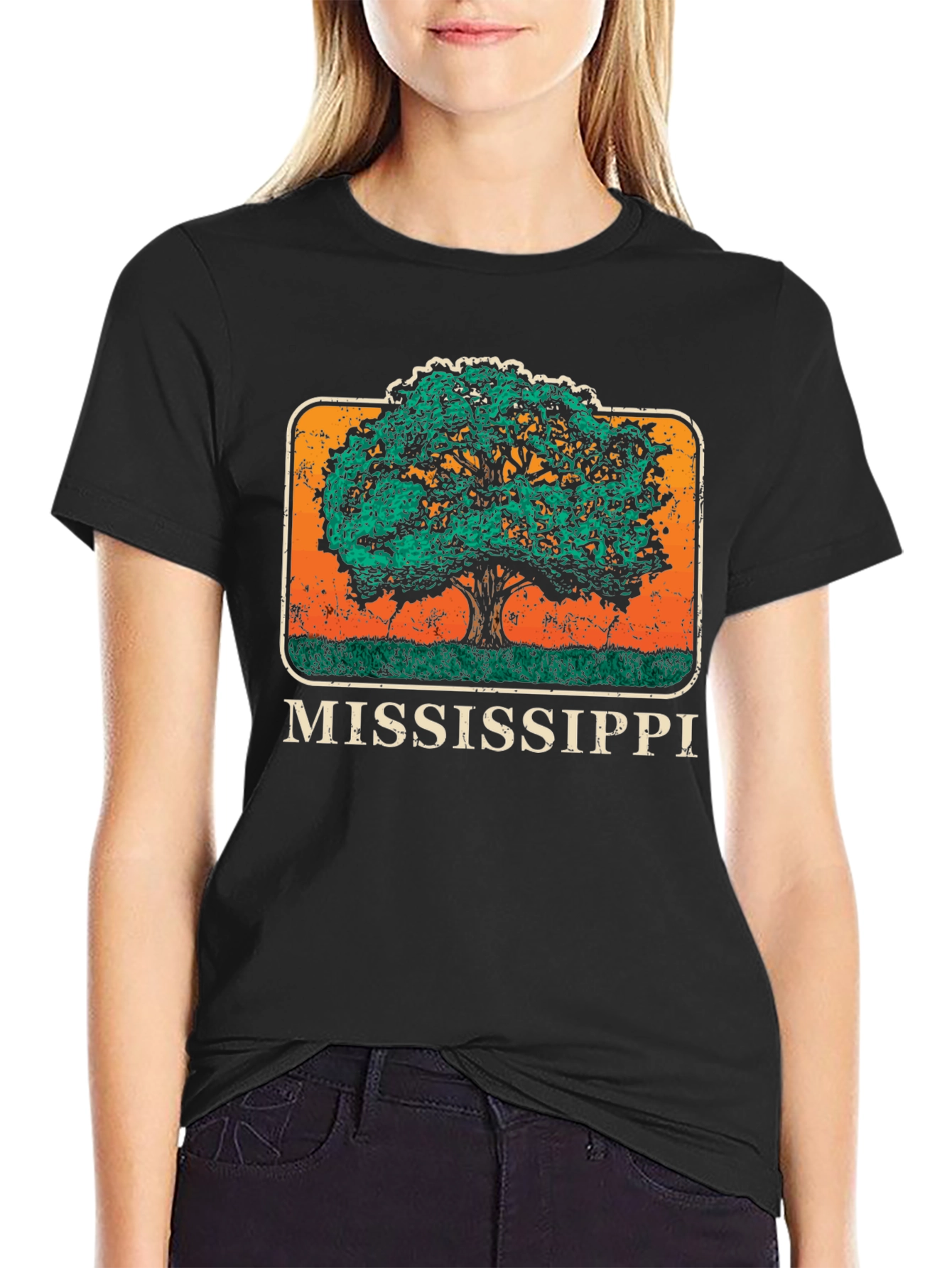 Mississippi Tree Graphic T-Shirt