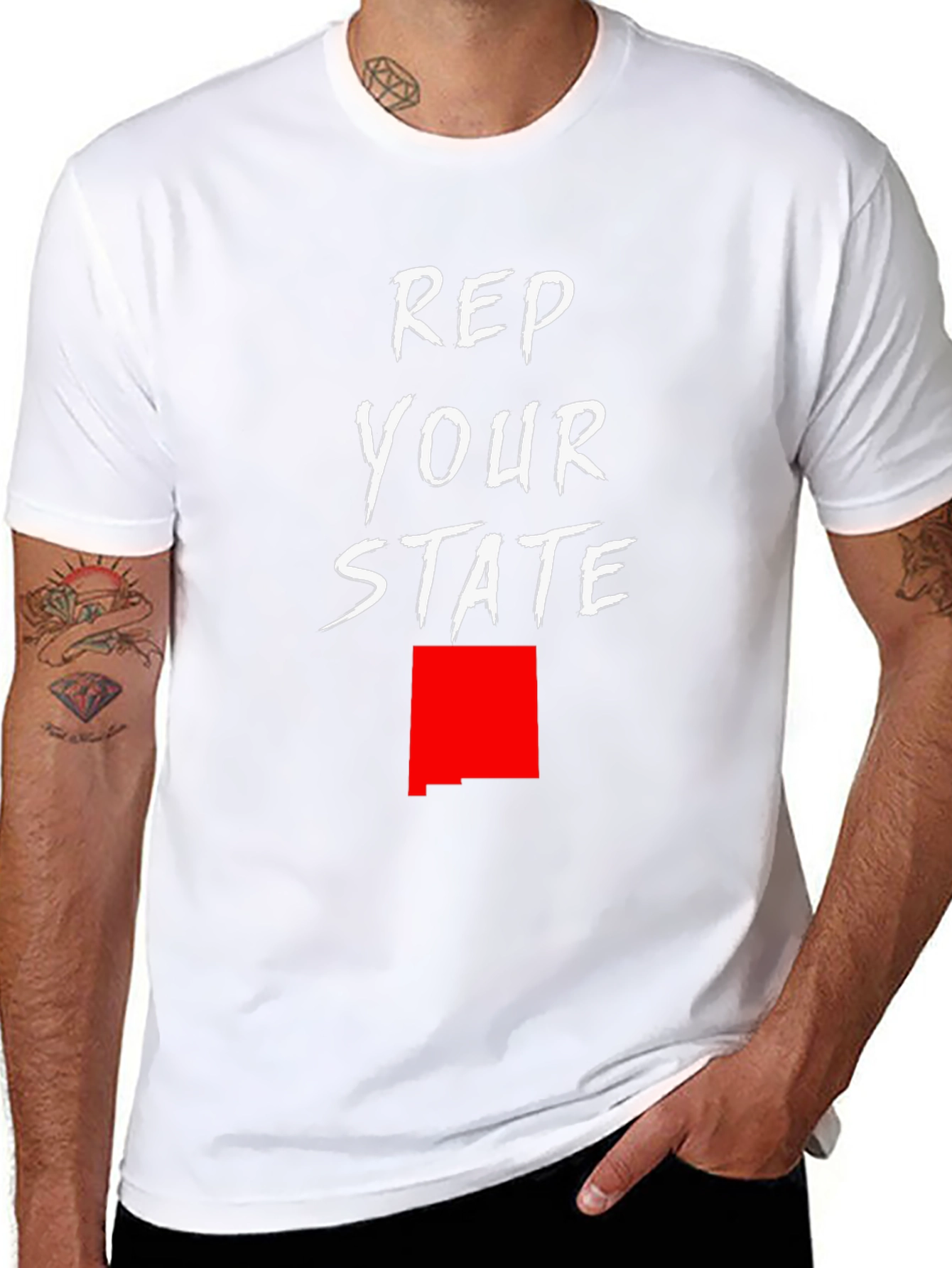 Rep Your State Tee - New Mexico Pride