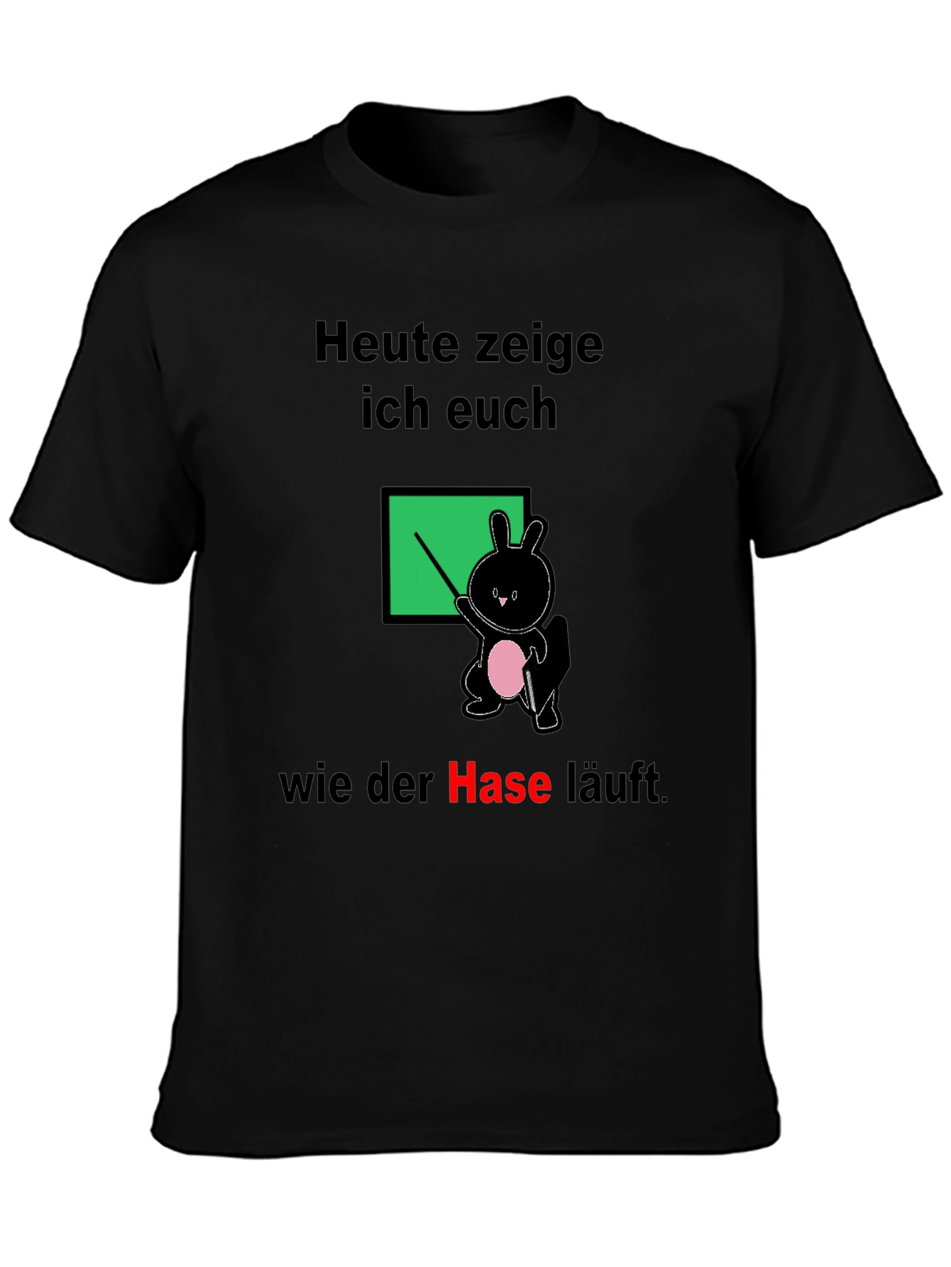 Funny German Bunny Teacher Graphic Tee