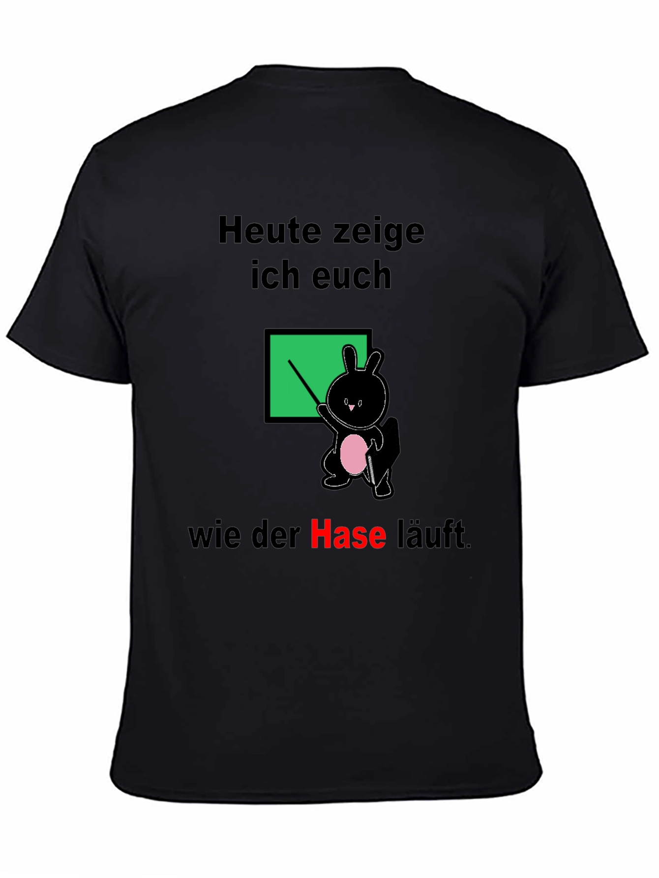 Funny German Bunny Teacher Graphic Tee
